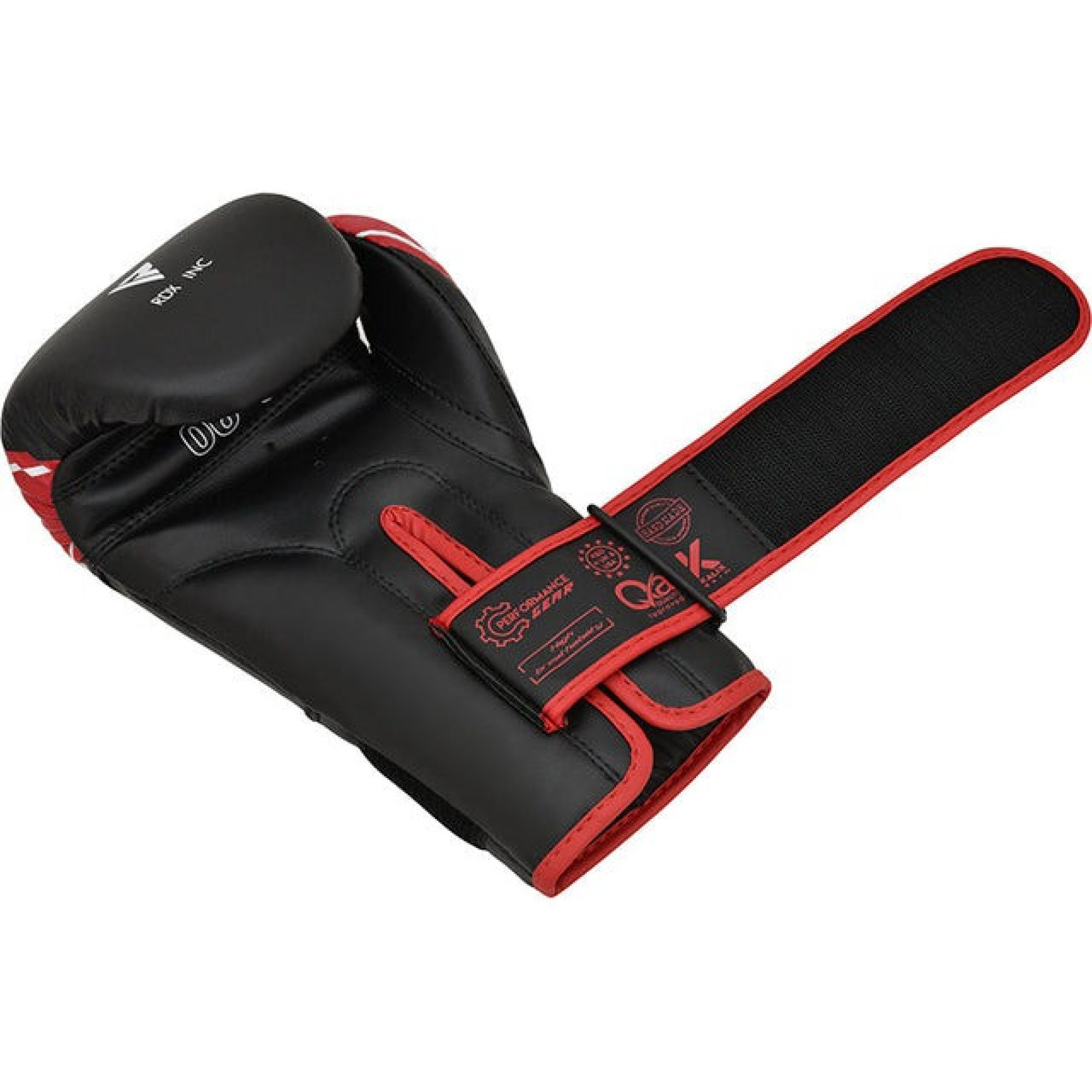 Боксерські рукавиці RDX 4B Robo Kids Red/Black 6 унцій (капа в комплекті) - 4 - Robinzon.ua