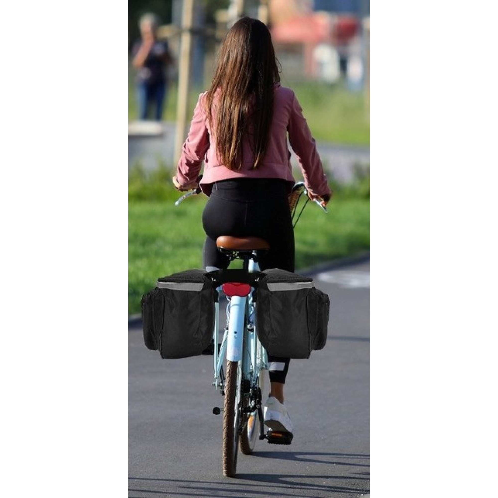 Велосипедна сумка на багажник 28L Retoo чорний - 5 - Robinzon.ua