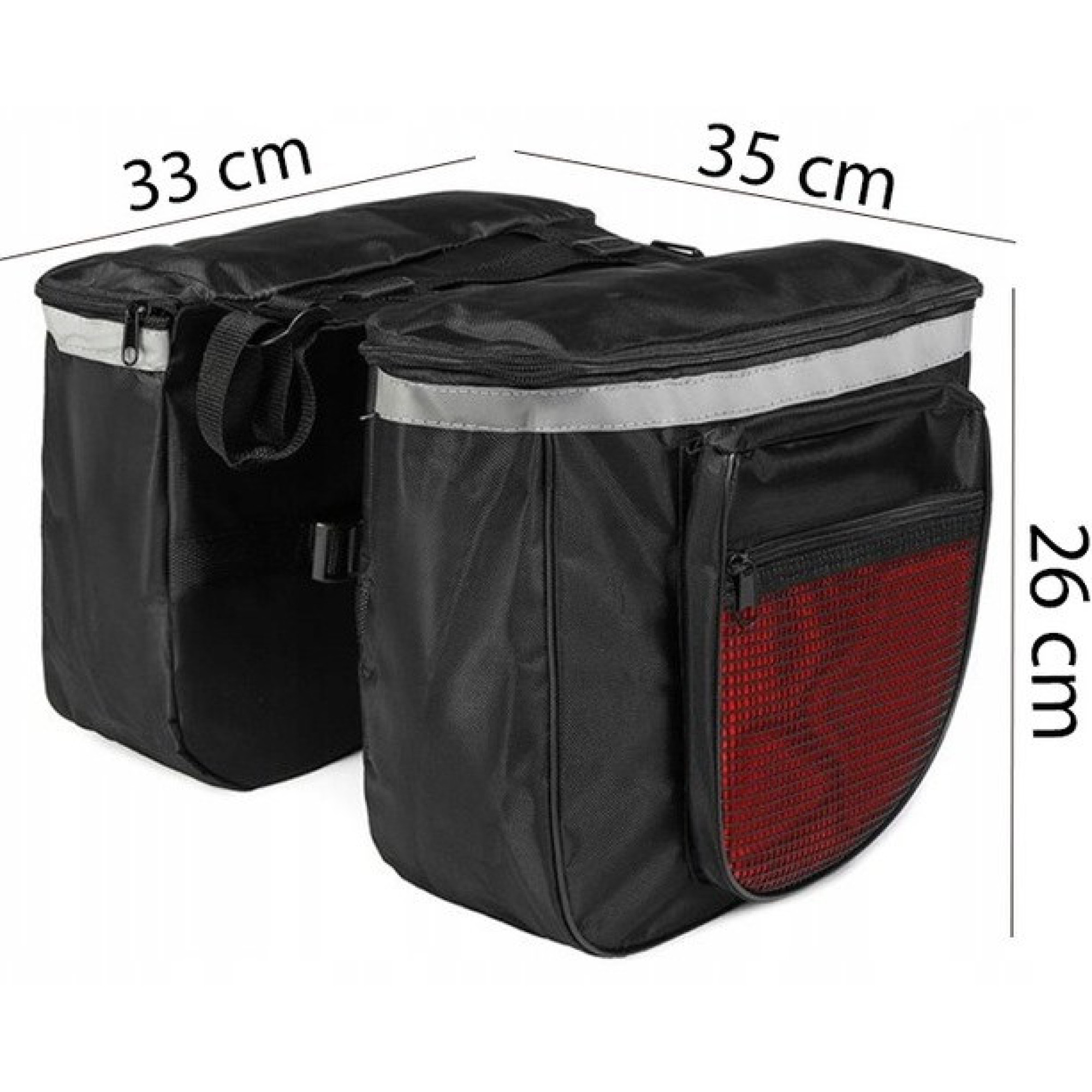 Велосипедна сумка на багажник 28L Retoo чорний - 2 - Robinzon.ua