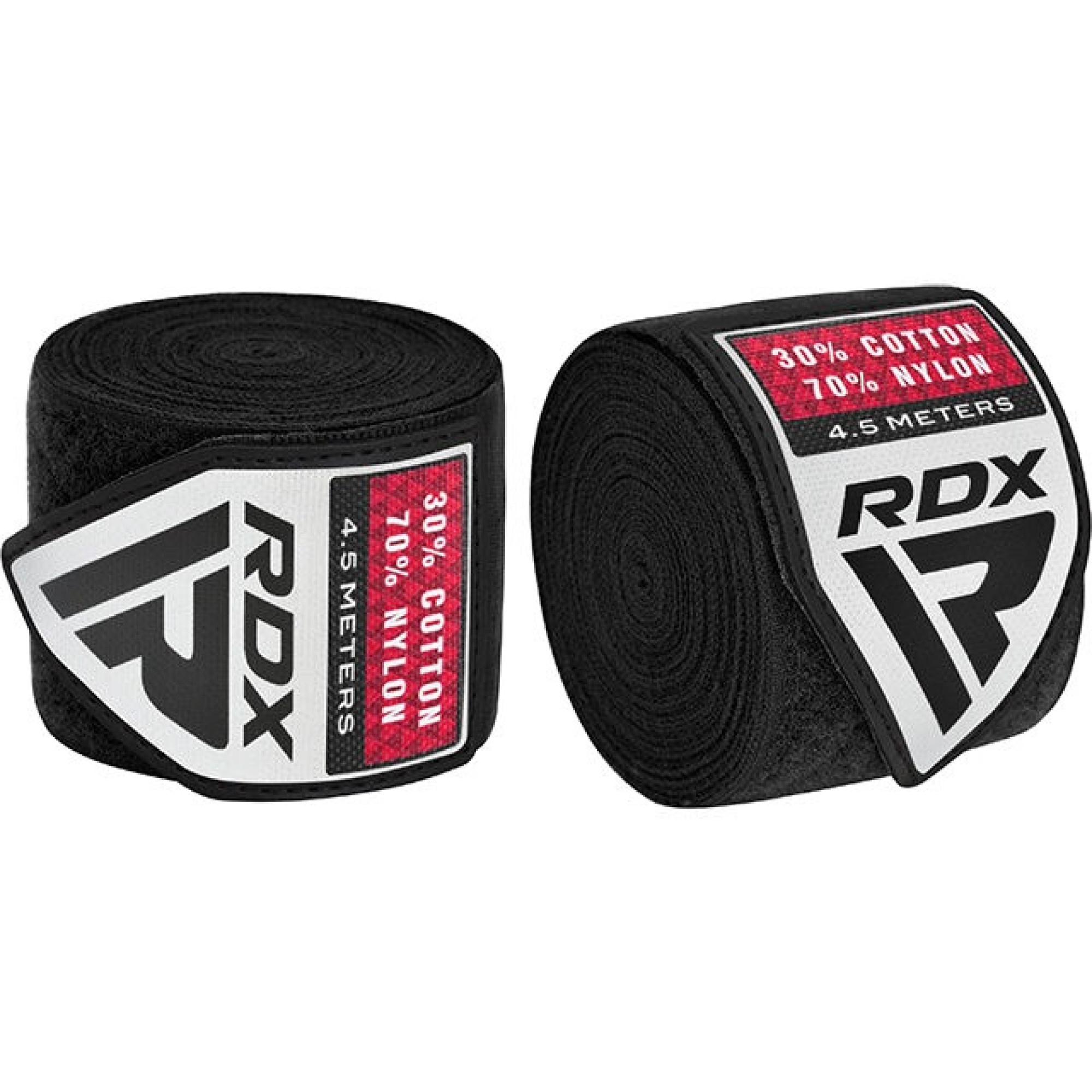 Бинти для боксу RDX RB Hand Wraps Combine 3 пари Black (4.5м.) - 3 - Robinzon.ua