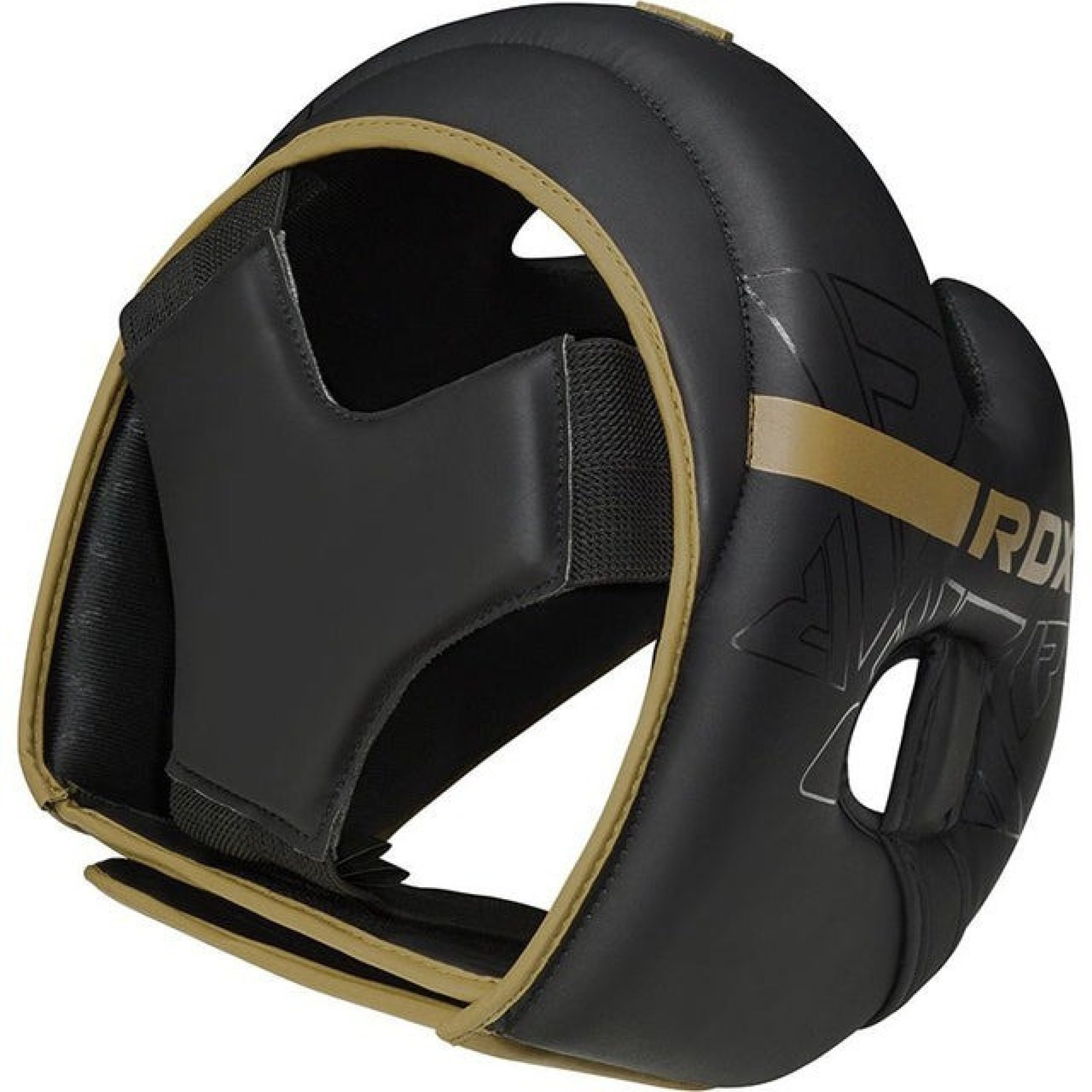 Боксерський шолом RDX F6 KARA Matte Golden S (капа в комплекті) - 5 - Robinzon.ua