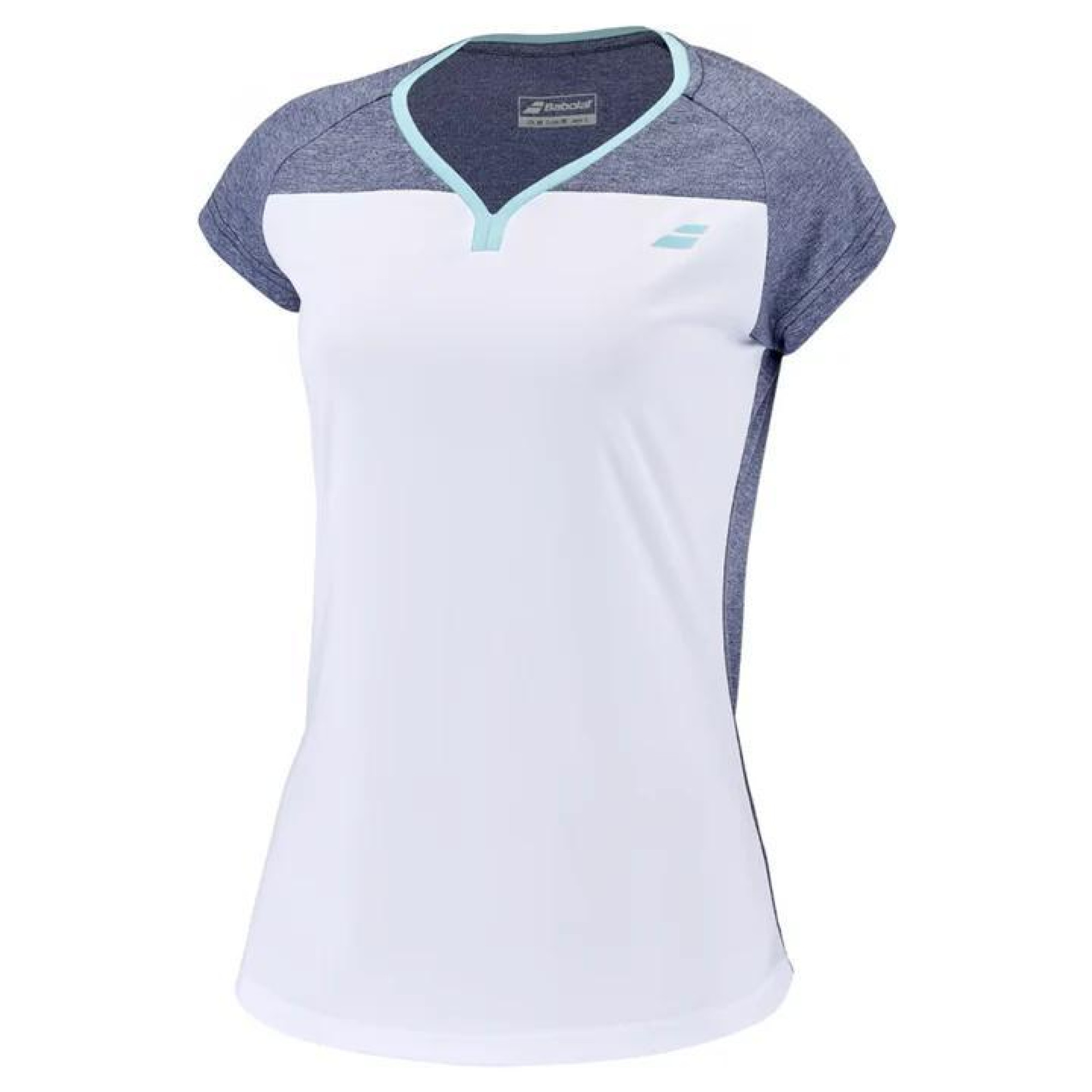 Футболка дит. Babolat PLAY CAP SLEEVE TOP GIRL WHITE/BLUE HEATHER (10-12) 3GTE011-1079 10-12 - 2 - Robinzon.ua