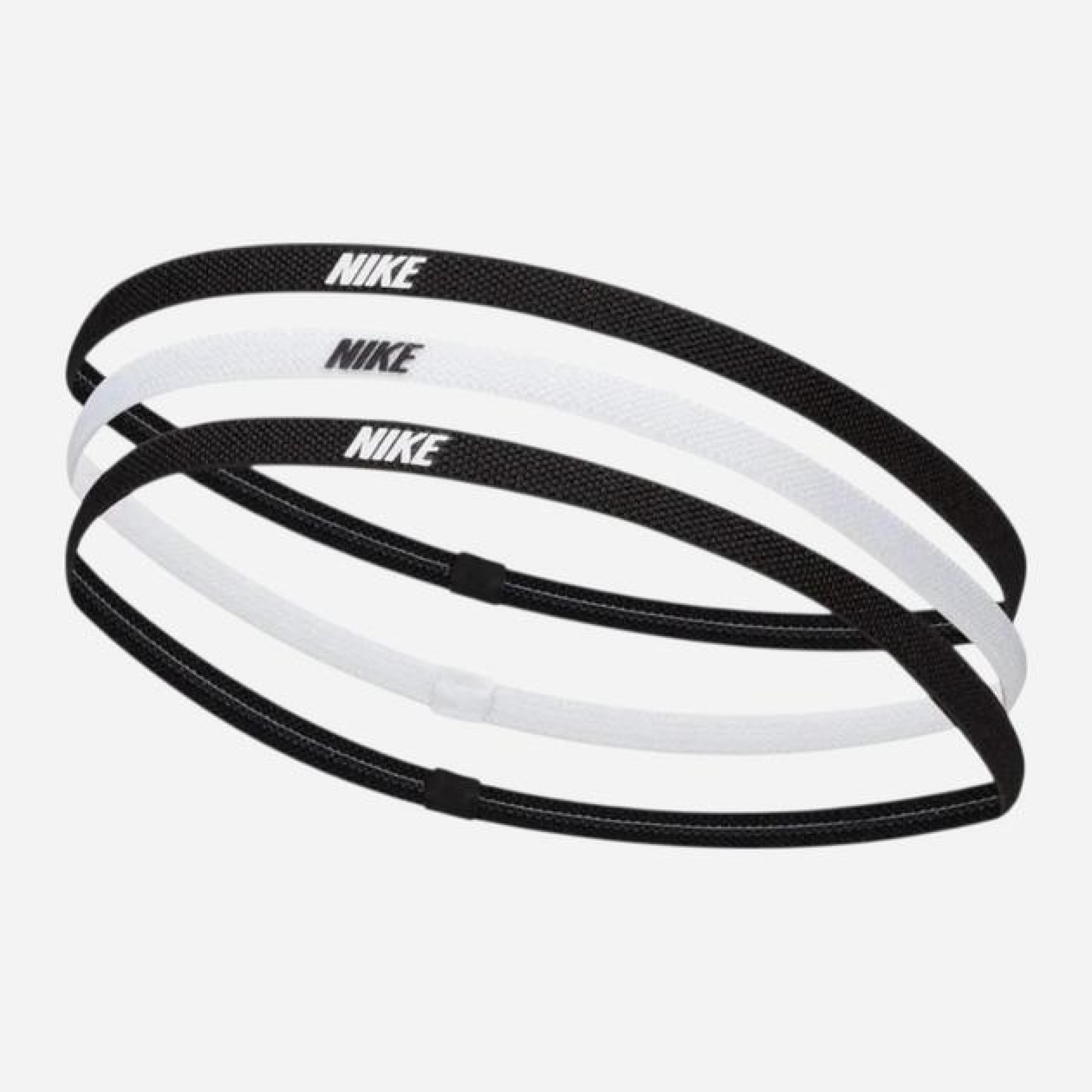 Пов'язка на голову Nike Headbands 2.0 3PK чорний, білий Уні One Size N.100.4529.036.OS - 1 - Robinzon.ua