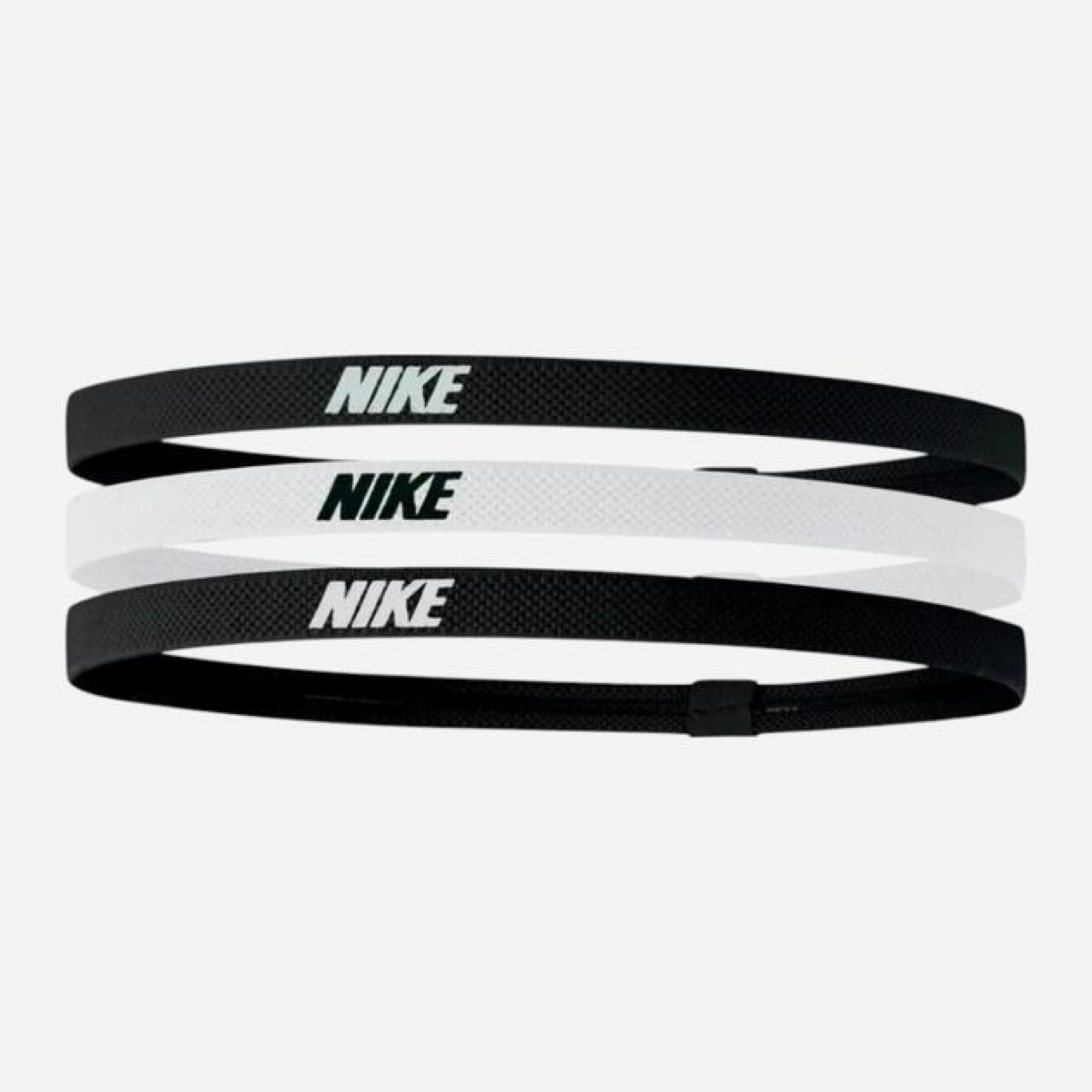 Пов'язка на голову Nike Headbands 2.0 3PK чорний, білий Уні One Size N.100.4529.036.OS - Robinzon.ua