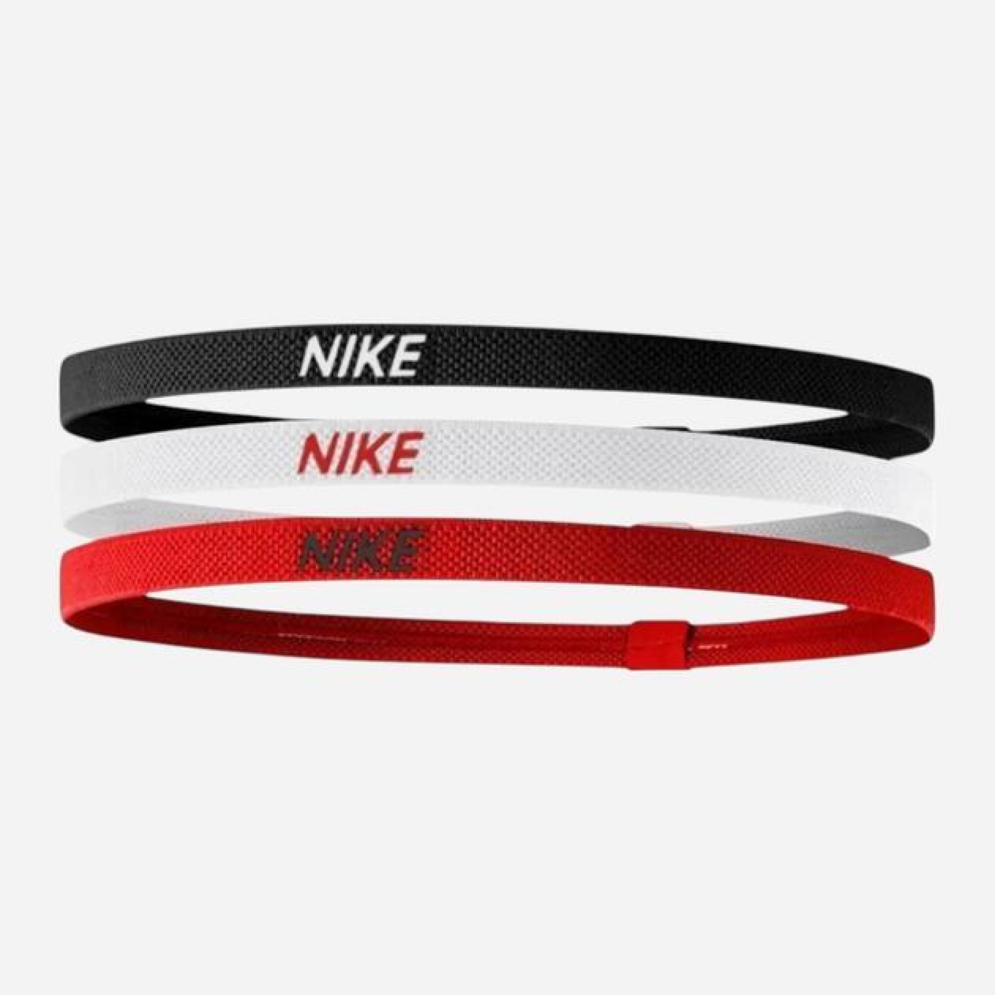 Пов'язка на голову Nike Headbands 2.0 3PK чорний, білий, червоний Уні One Size N.100.4529.083.OS - 1 - Robinzon.ua
