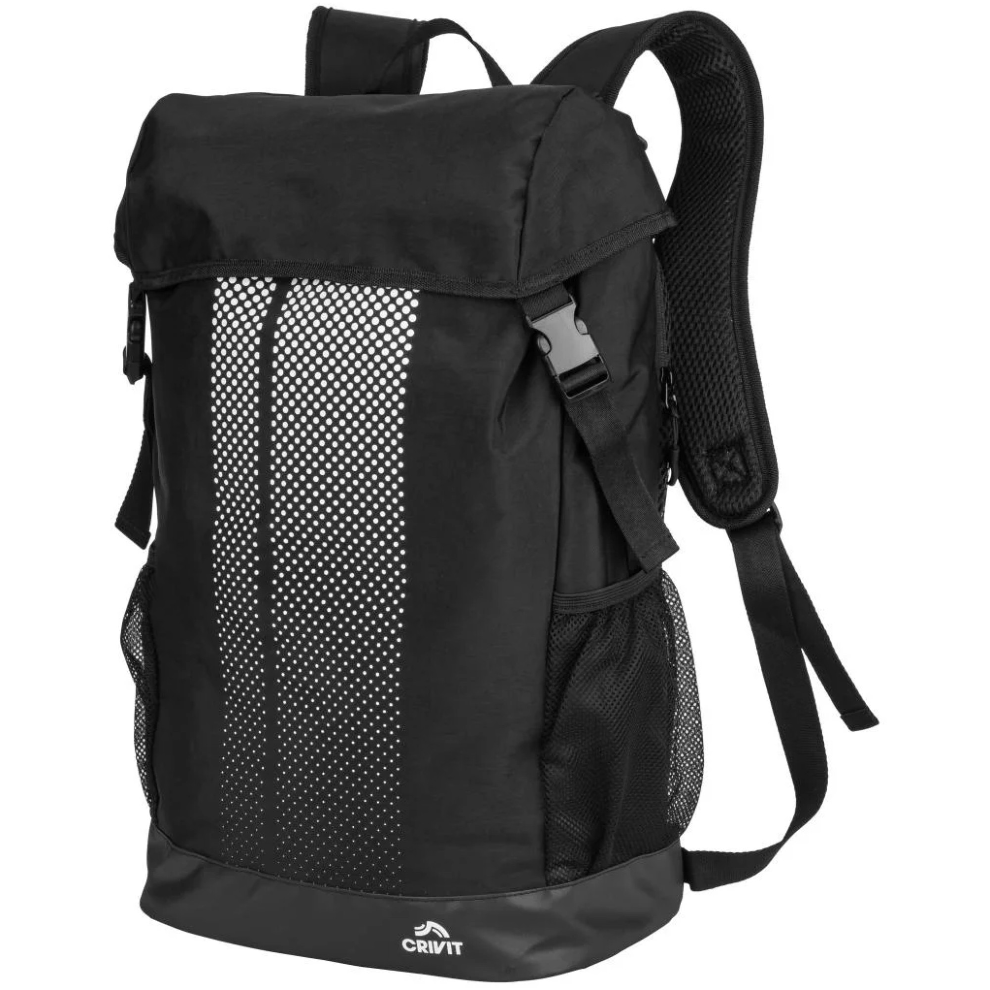 Городской рюкзак с вертикальной загузкой 27,5L Crivit черный - Robinzon.ua