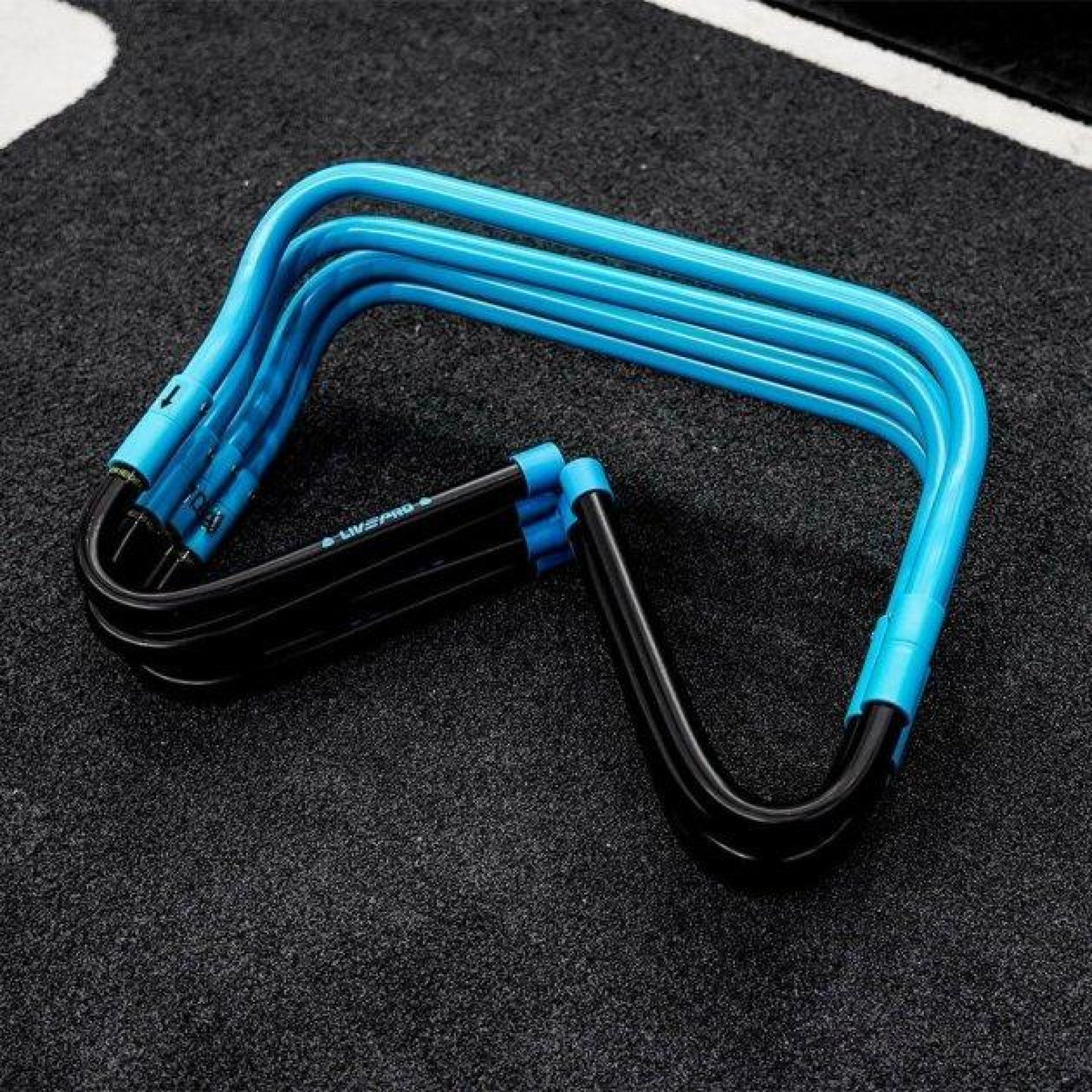 Бар'єри для тренувань 5 шт. ADJUSTABLE QUICK HURDLE Блакитний (LP8615BU) - 2 - Robinzon.ua