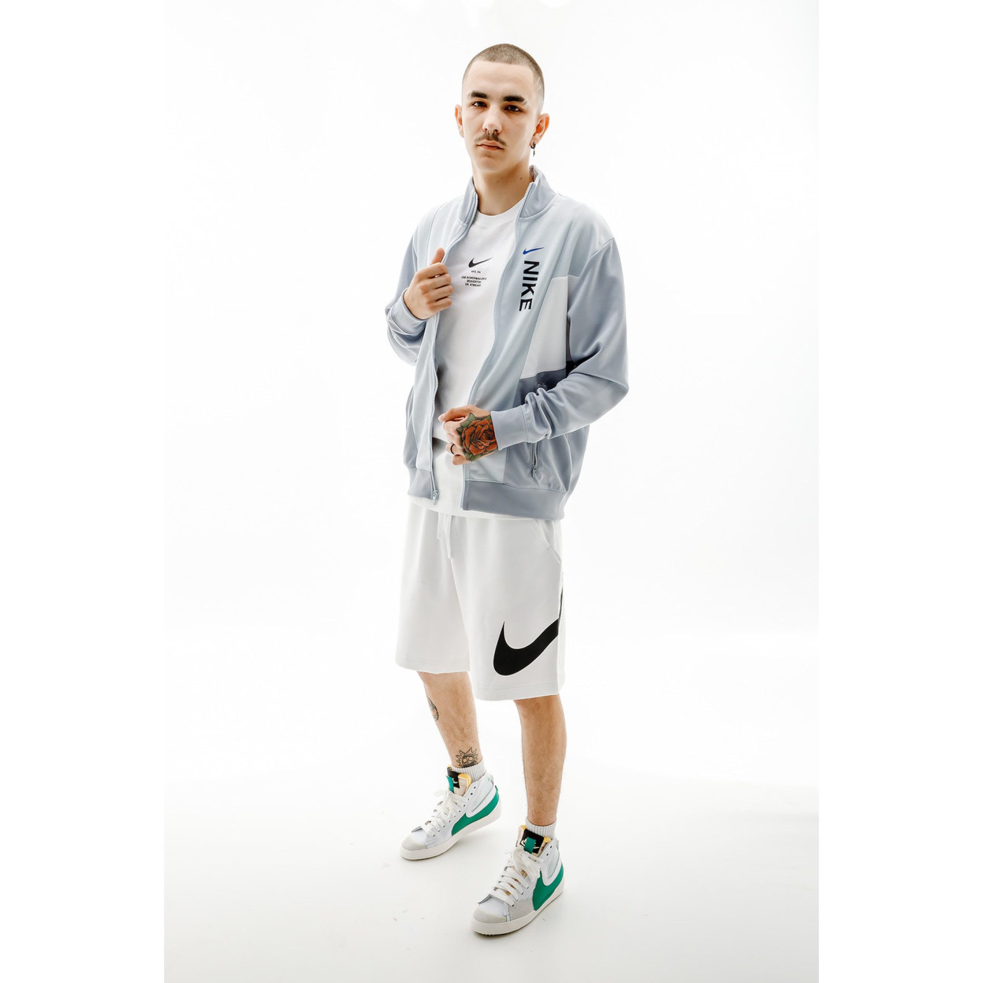 Чоловіча Куртка Nike M NSW HYBRID PK TRACKTOP Сірий  M (7dFB1626-043 M) - Robinzon.ua