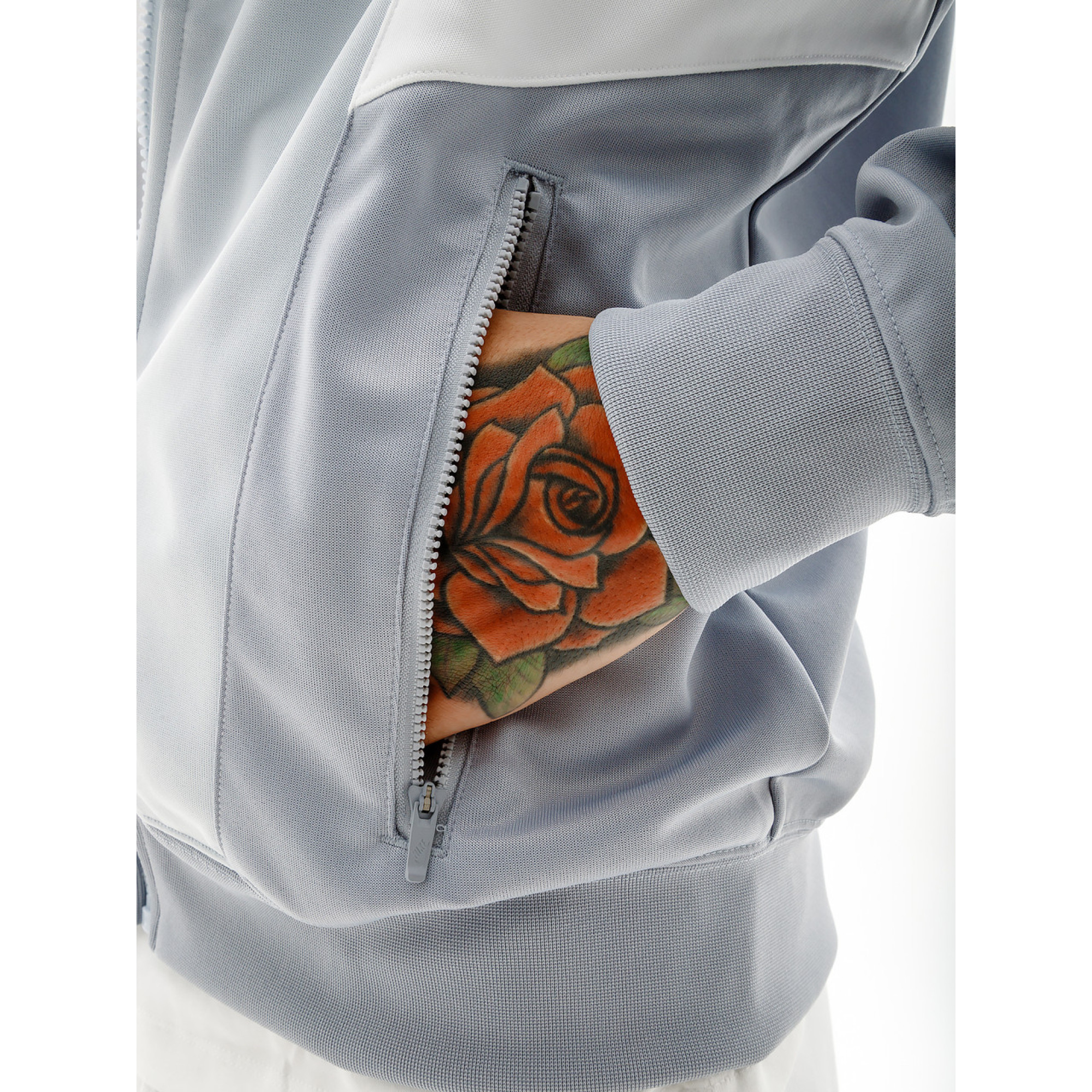 Чоловіча Куртка Nike M NSW HYBRID PK TRACKTOP Сірий  M (7dFB1626-043 M) - 2 - Robinzon.ua