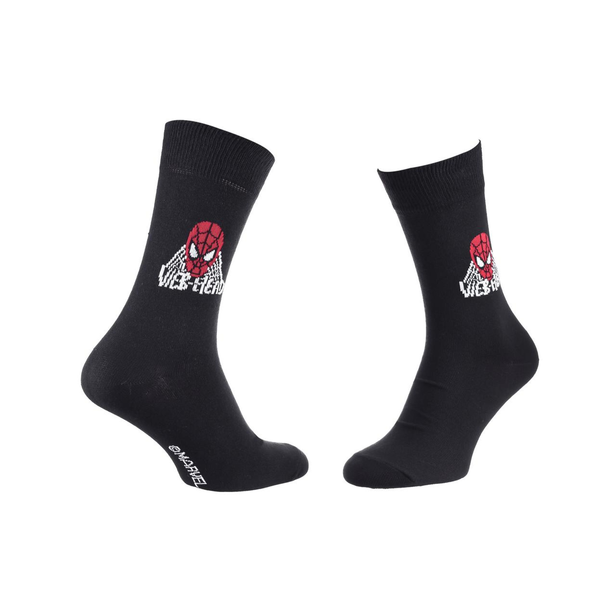 Шкарпетки Marvel Spider-Man Web Head 1-pack 43-46 black 93152362-6 - Robinzon.ua