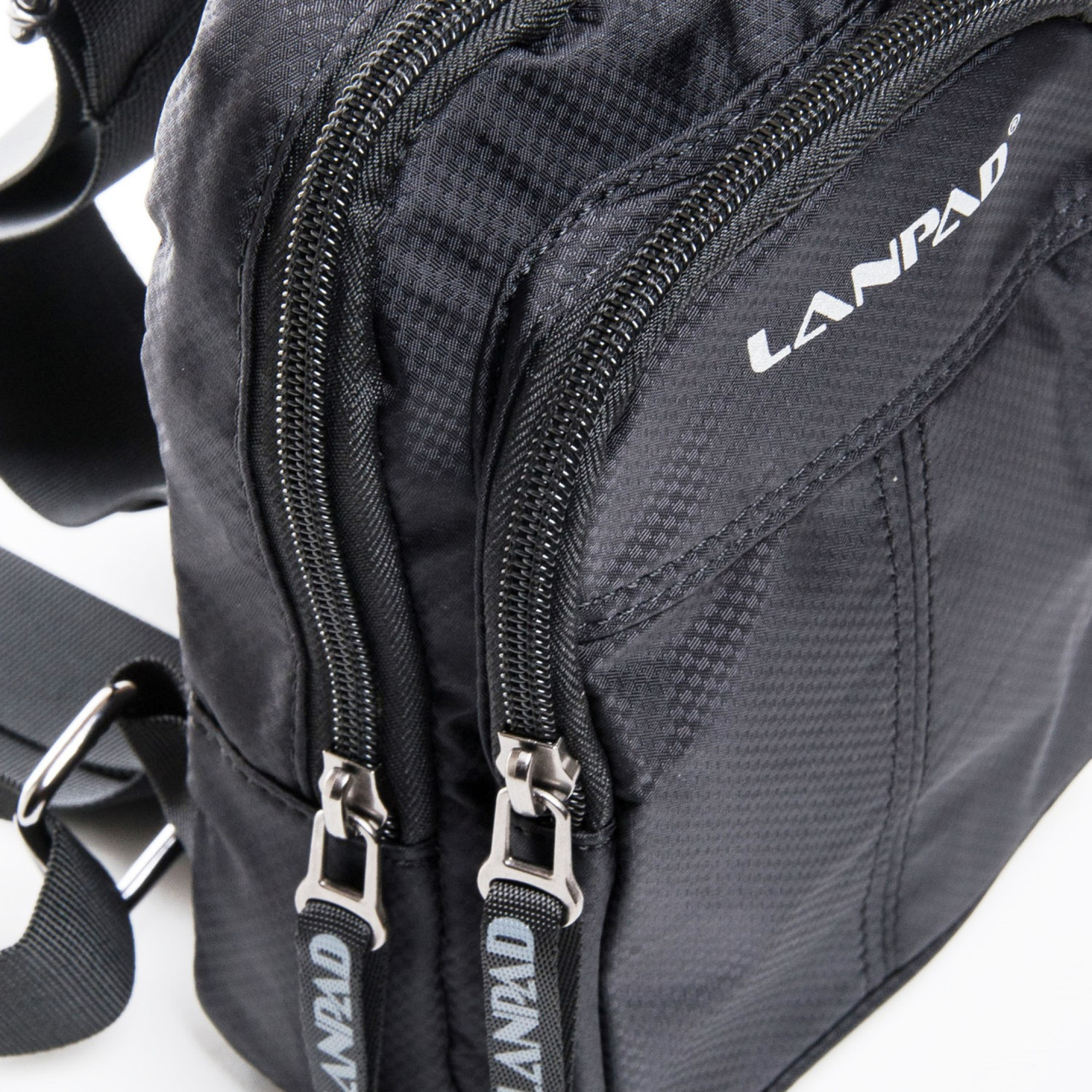 Чоловіча сумка Lanpad чорна - 1 - Robinzon.ua