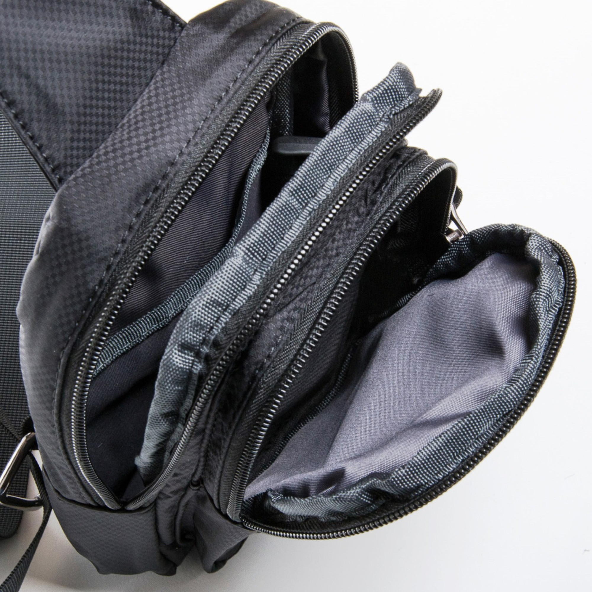 Чоловіча сумка Lanpad чорна - 3 - Robinzon.ua