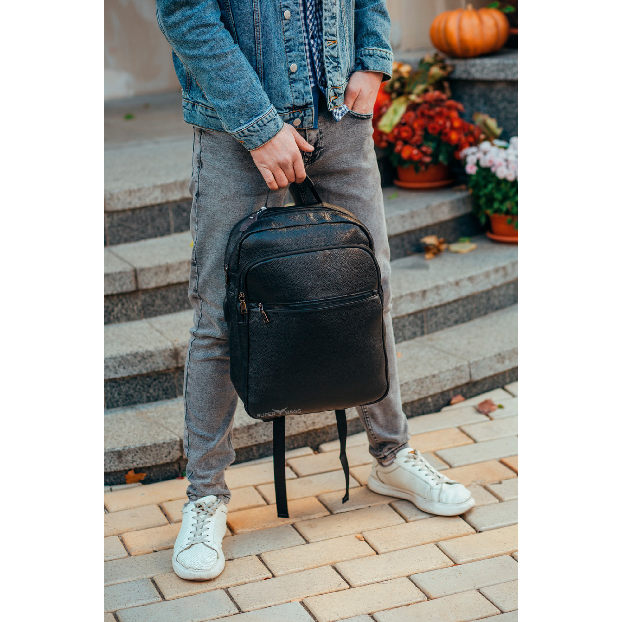 Чоловічий шкіряний рюкзак для поїздок і прогулянок Tiding Bag B72-57357 чорний - 4 Чоловічий шкіряний рюкзак для поїздок і прогулянок Tiding Bag B72-57357 чорний - 4 - Robinzon.ua