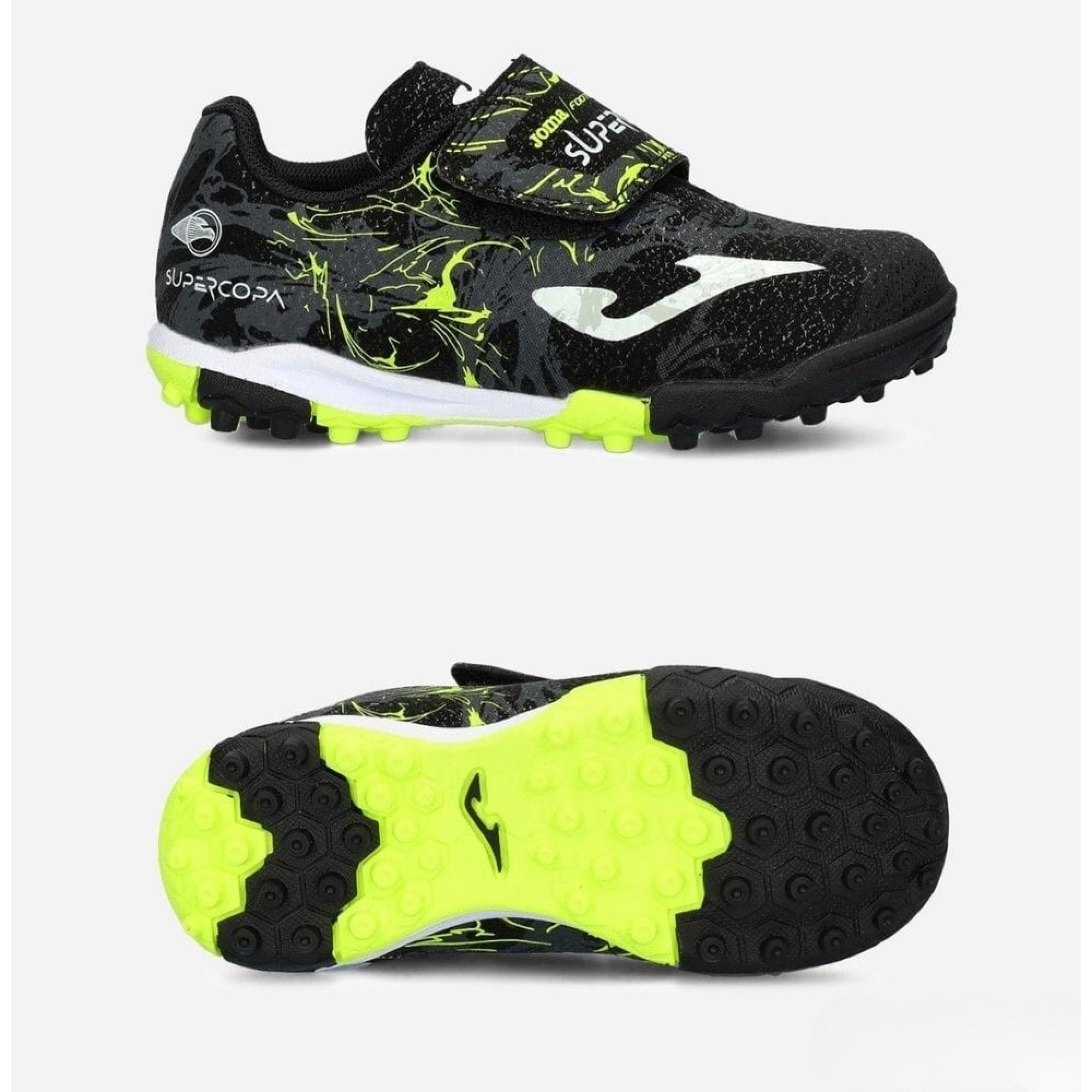 Сороконіжки Joma SUPER COPA чорний, салатовий Діт 38 SCJW2401TFV 38 - 2 - Robinzon.ua