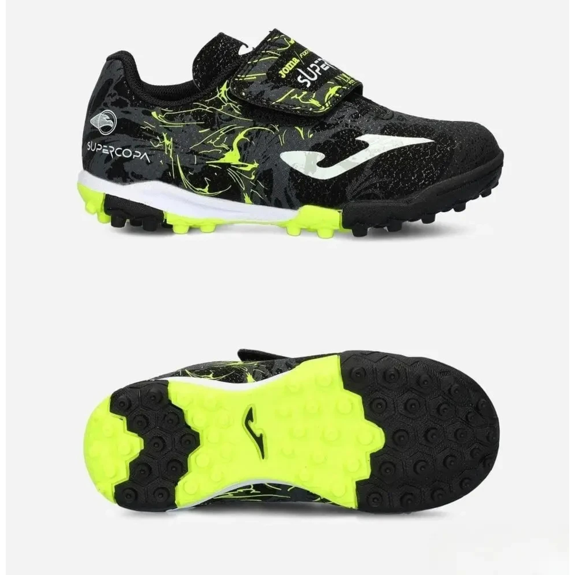 Сороконіжки Joma SUPER COPA чорний, салатовий Діт 34 SCJW2401TFV 34 - 1 - Robinzon.ua