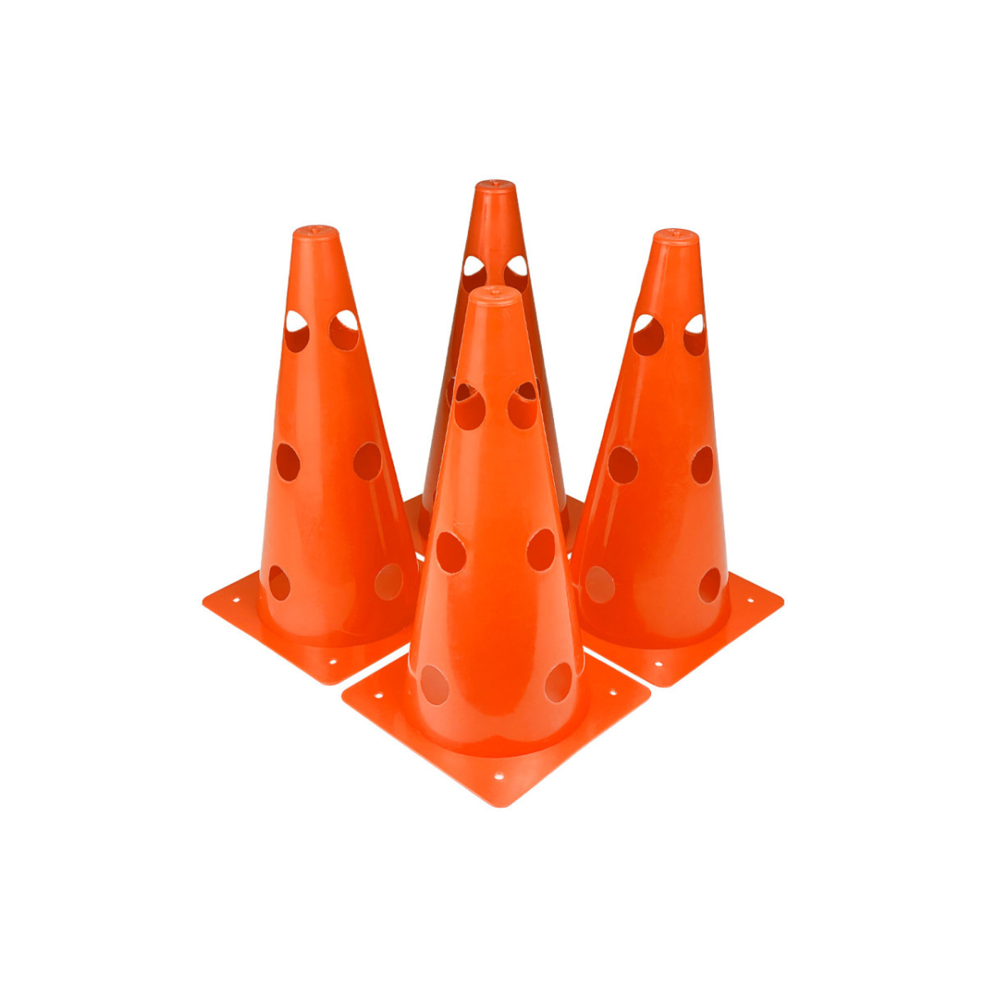 Конусы-фишки спортивные EasyFit  31 см (набор 4 штуки) оранжевые - 1 - Robinzon.ua