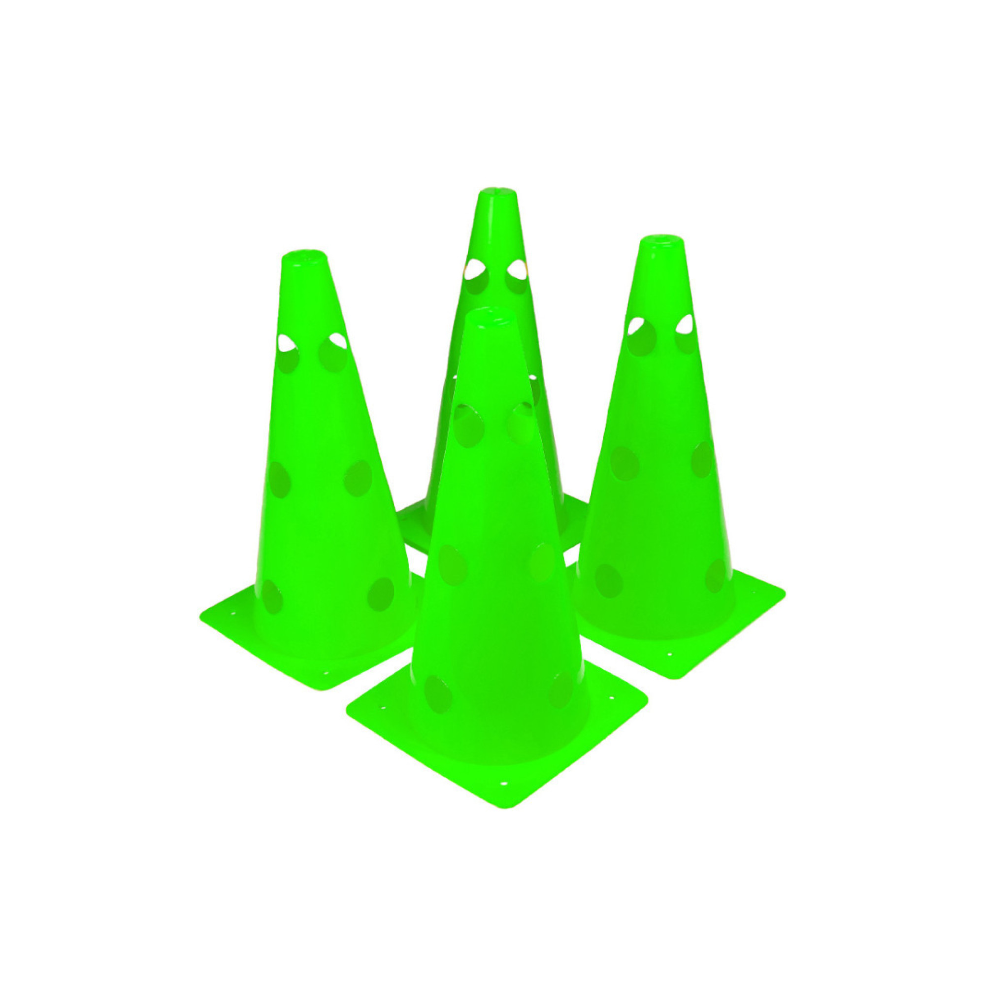 Конуси-фішки спортивні EasyFit 31 см (набір з 4 штук) зелені - 1 - Robinzon.ua