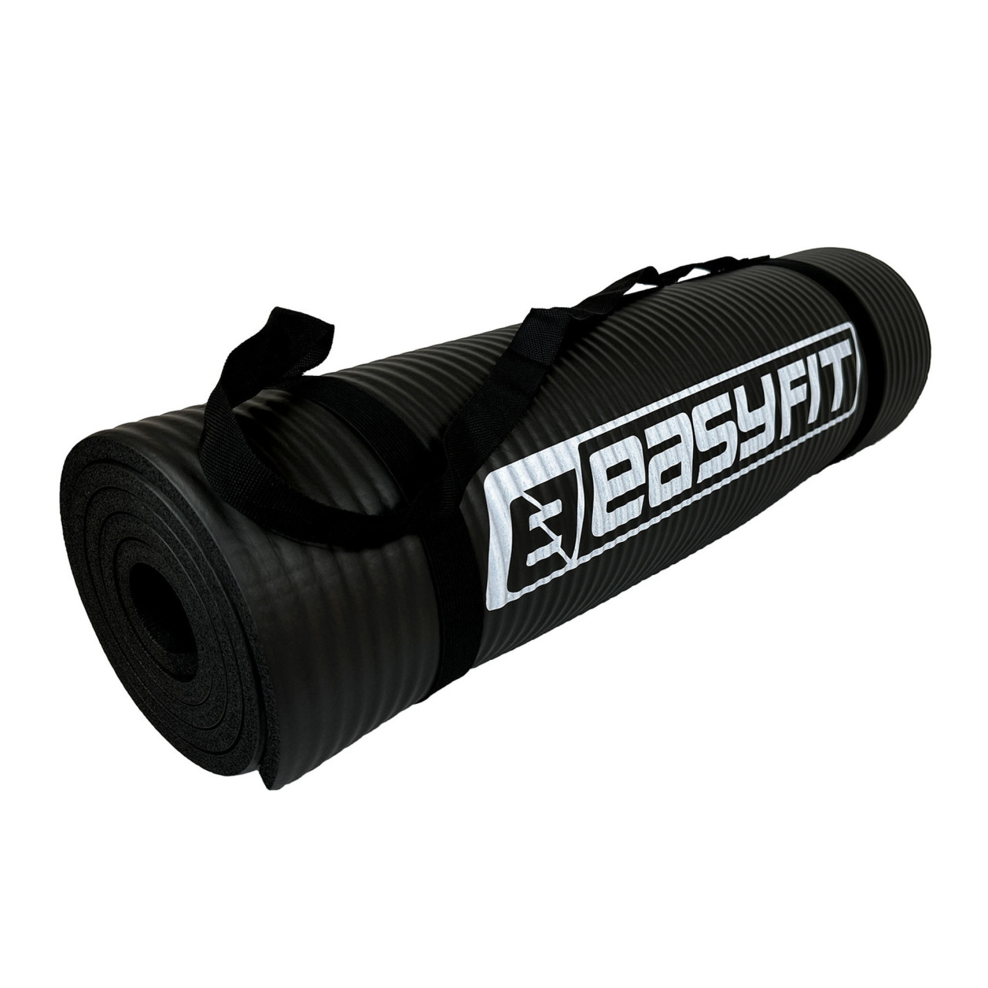 Коврик для фитнеса и йоги EasyFit NBR 10 мм Черный - 2 - Robinzon.ua