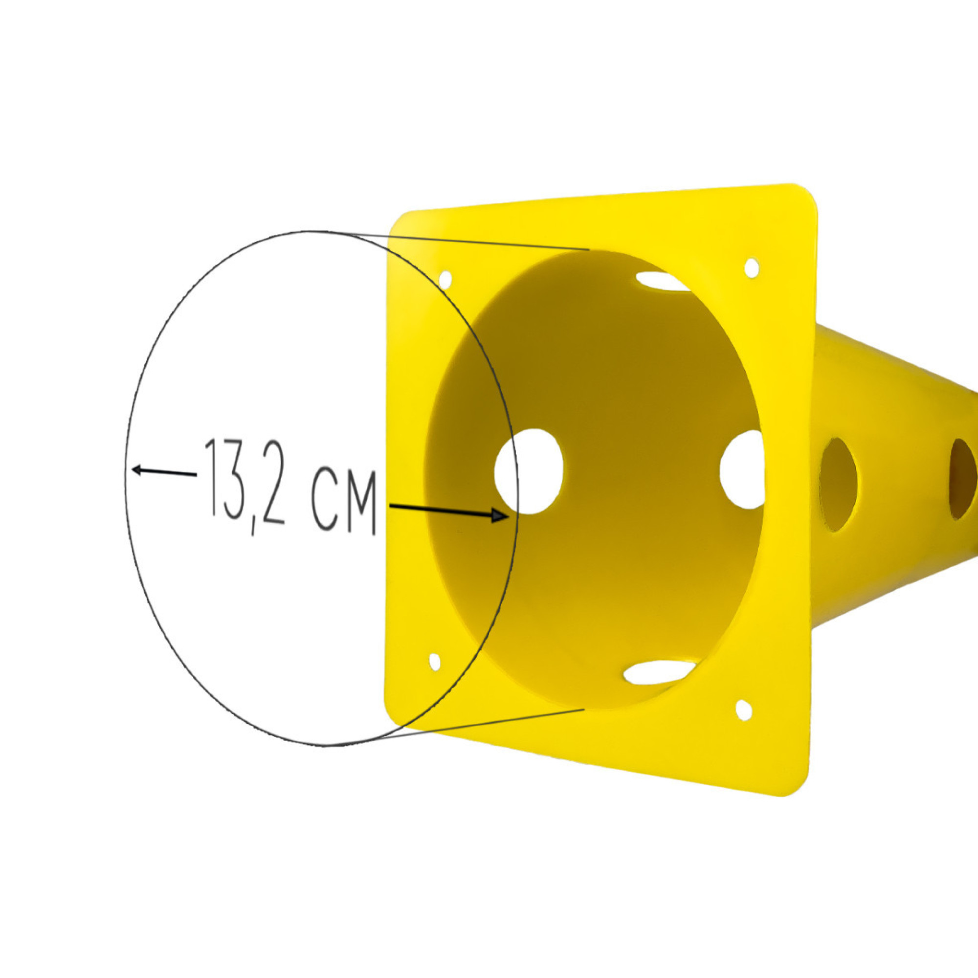 Конус-фішка спортивна EasyFit 31 см жовта - 2 - Robinzon.ua