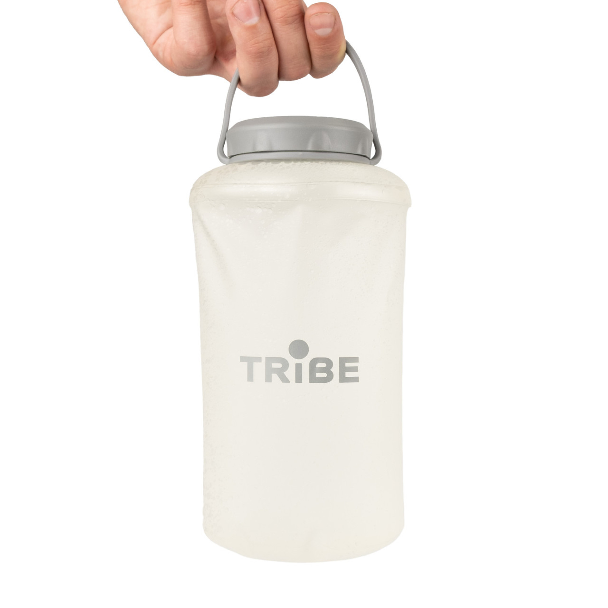 Пляшка Tribe Soft Bottle 1 л TPU м'яка  T-FE-0023-crystal-white - Robinzon.ua