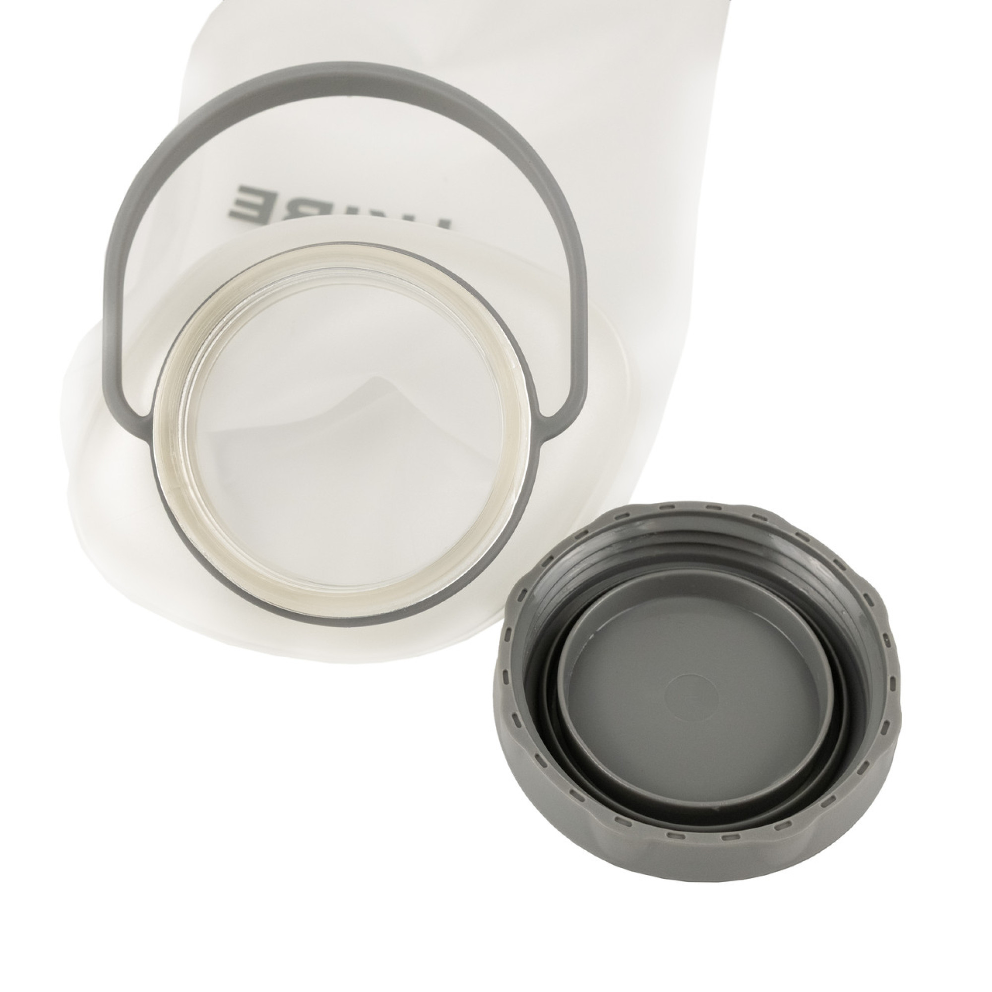 Пляшка Tribe Soft Bottle 1,5 л TPU м'яка  T-FE-0024-crystal-white - 1 - Robinzon.ua