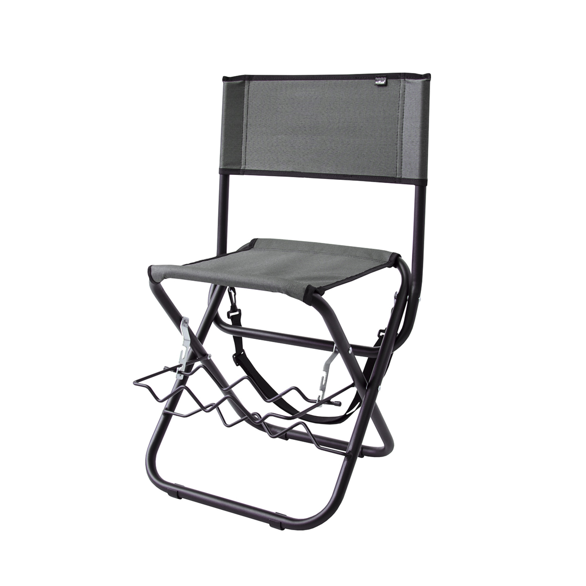 Стілець "Хвиля" d20 мм (Меланж, Сірий) - 3 - Robinzon.ua