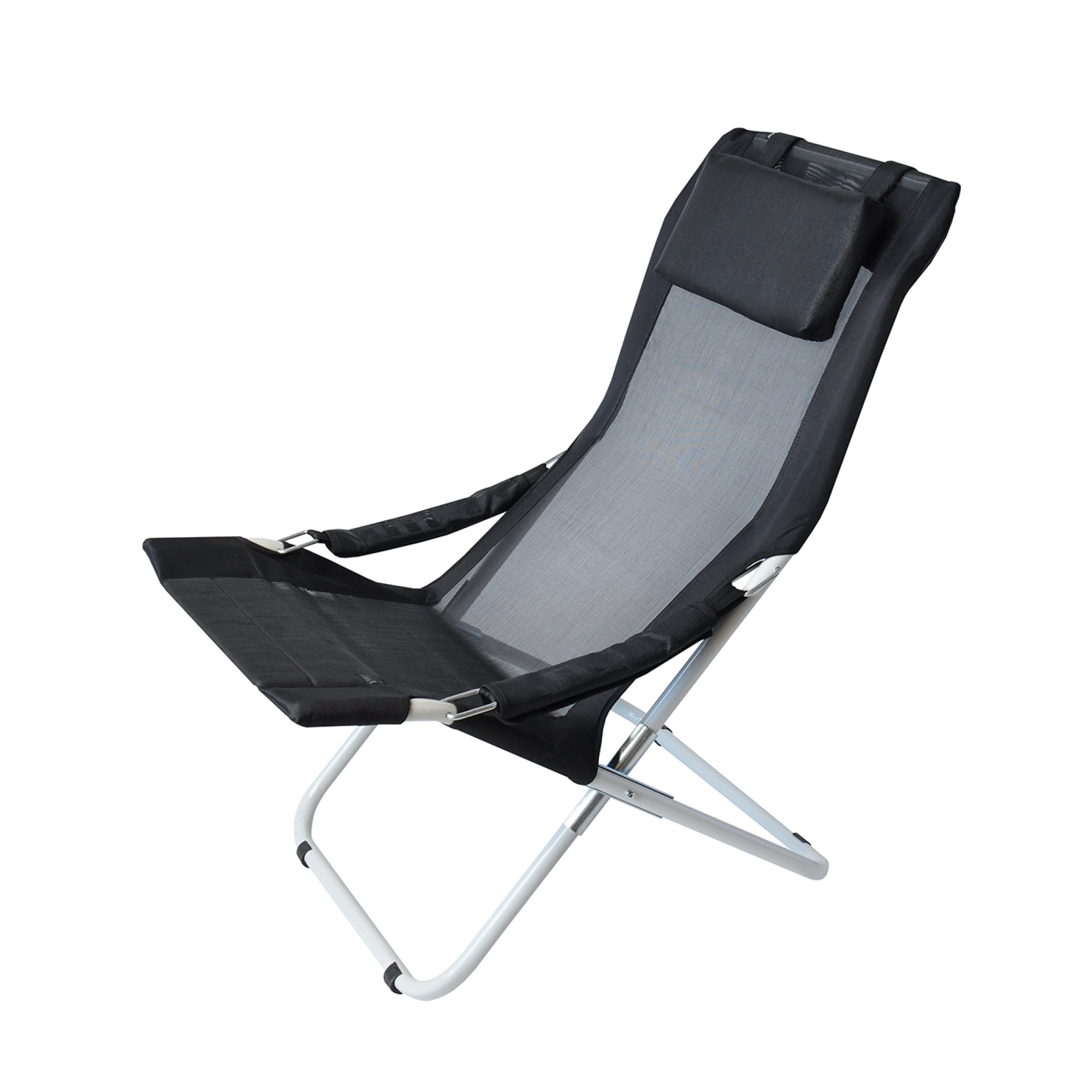 Шезлонг "Горизонт" d25 мм (Текстилен, Черный) - 5 - Robinzon.ua