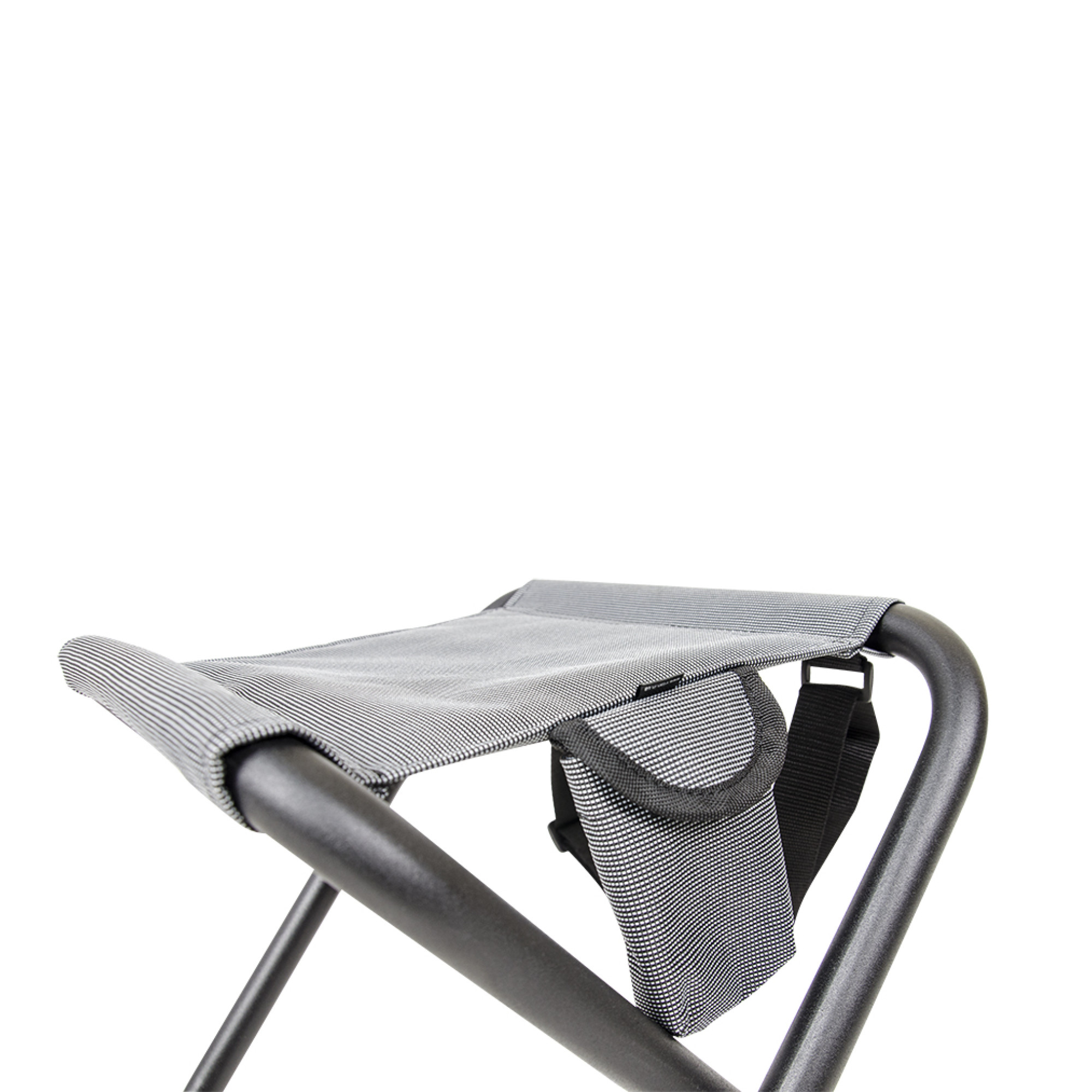 Стул "Рыбак" d25 мм с карманом (Меланж, Серый) - 2 - Robinzon.ua