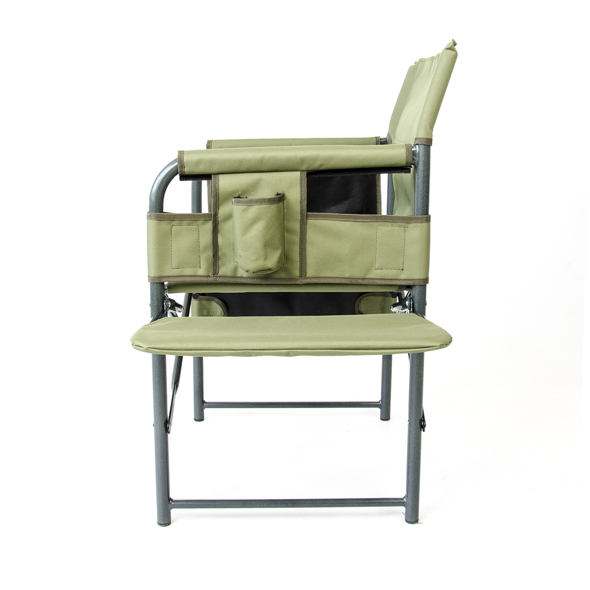 Стілець "Режисер з м'якою полицею Економ" d25 мм (Оксфорд, Хакі) - 1 - Robinzon.ua