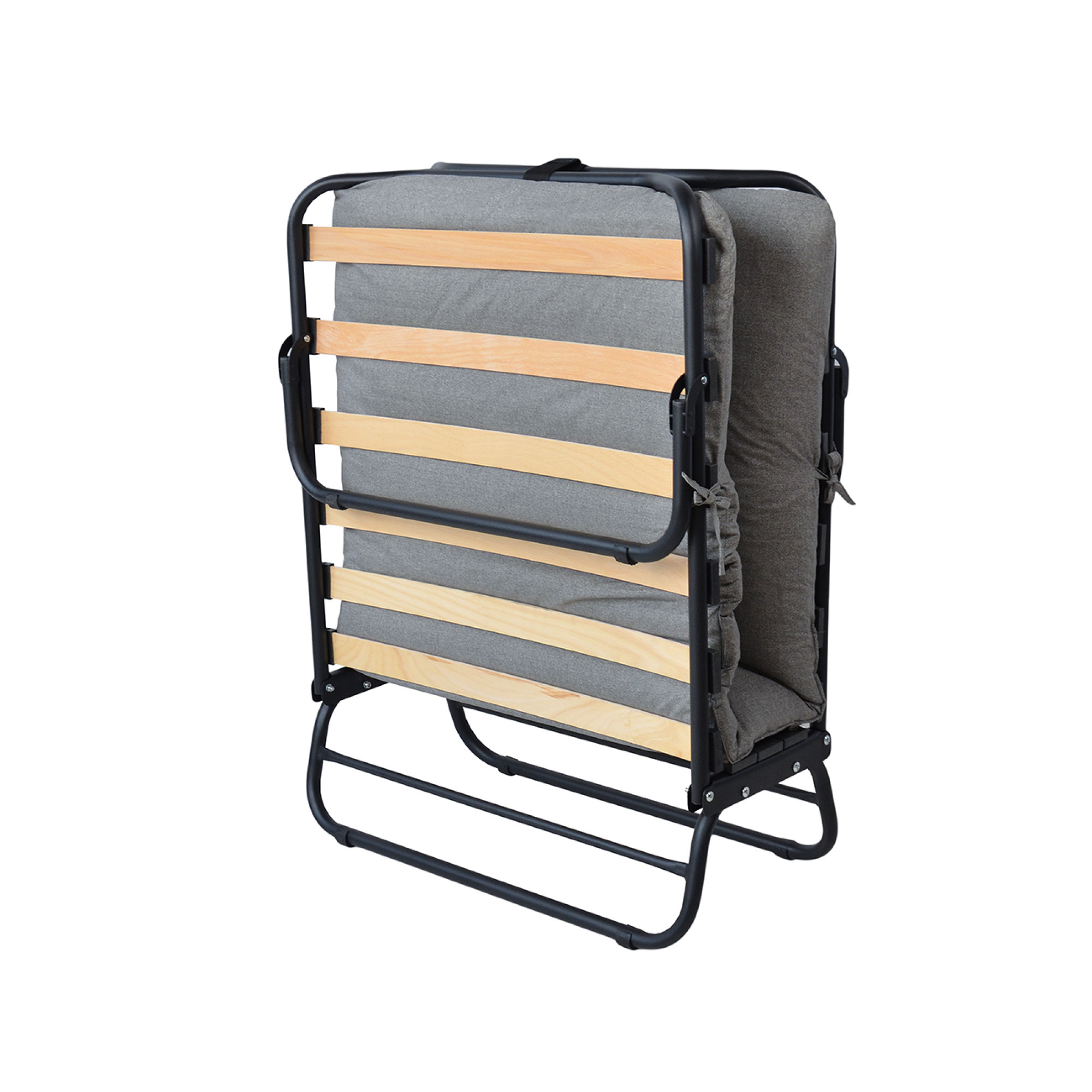 Ліжко на ламелях d25 мм (Бязь, Сіра) - 1 - Robinzon.ua