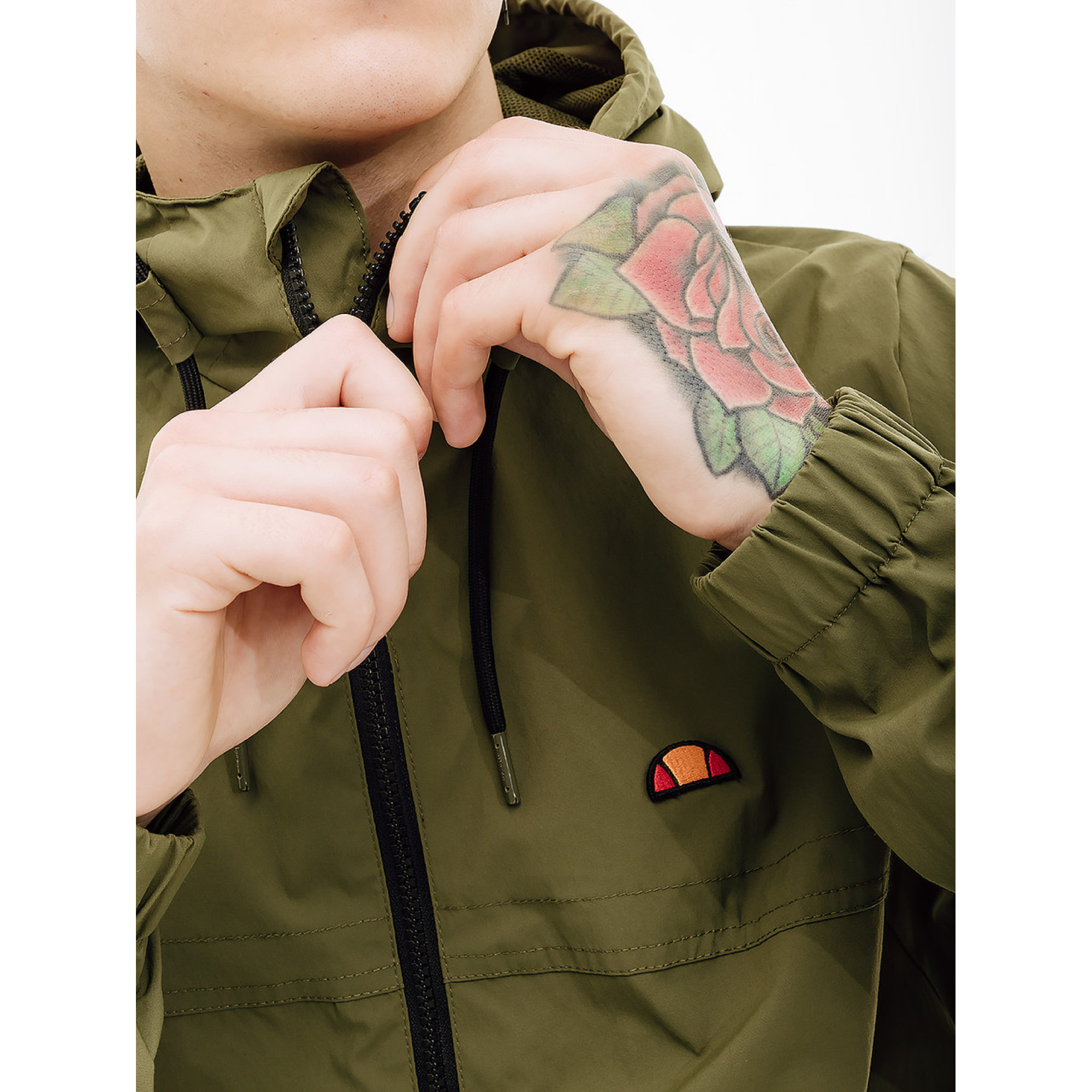 Чоловіча Куртка Ellesse Battalio FZ Jacket Хакі 2XL (7dSHV20518-506 2XL) - 2 - Robinzon.ua