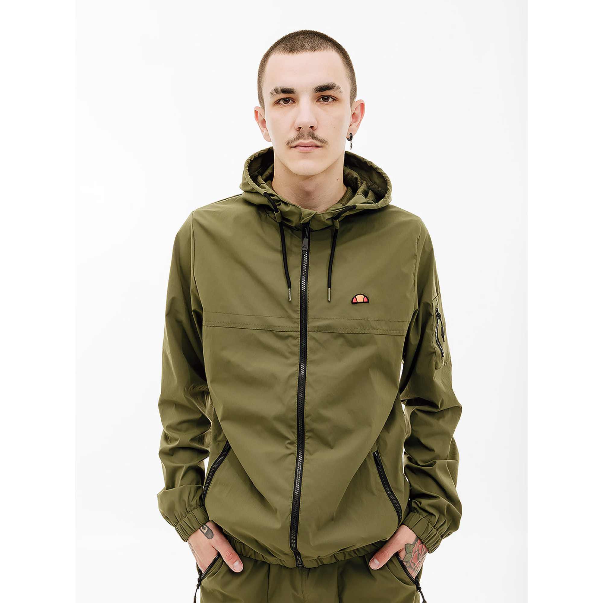 Чоловіча Куртка Ellesse Battalio FZ Jacket Хакі XL (7dSHV20518-506 XL) - Robinzon.ua