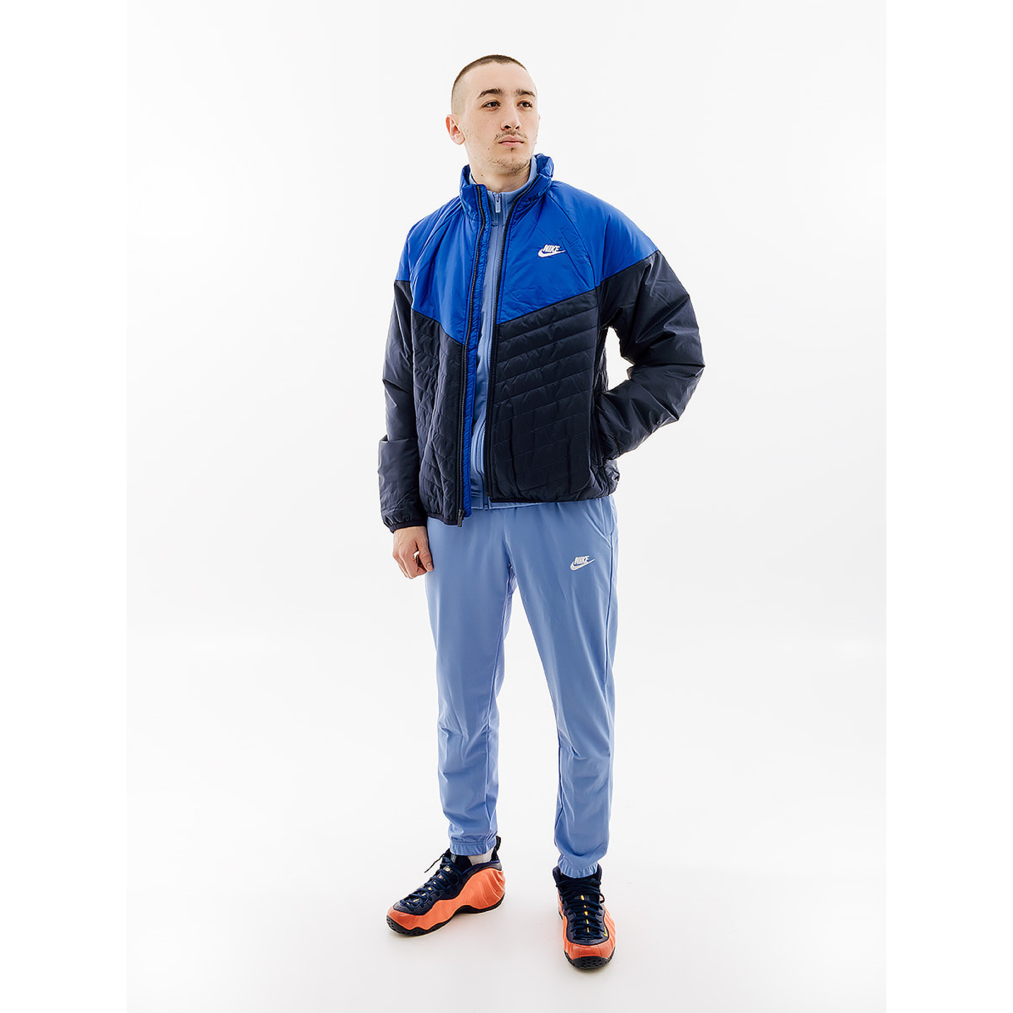 Мужская Куртка Nike MIDWEIGHT PUFFER Синий M (7dFB8195-410 M) - 4 - Robinzon.ua