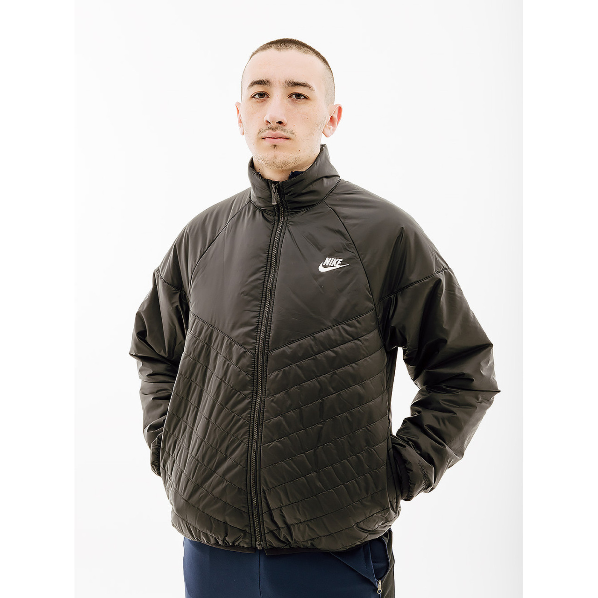 Чоловіча Куртка Nike MIDWEIGHT PUFFER Чорний L (7dFB8195-010 L) - 2 - Robinzon.ua