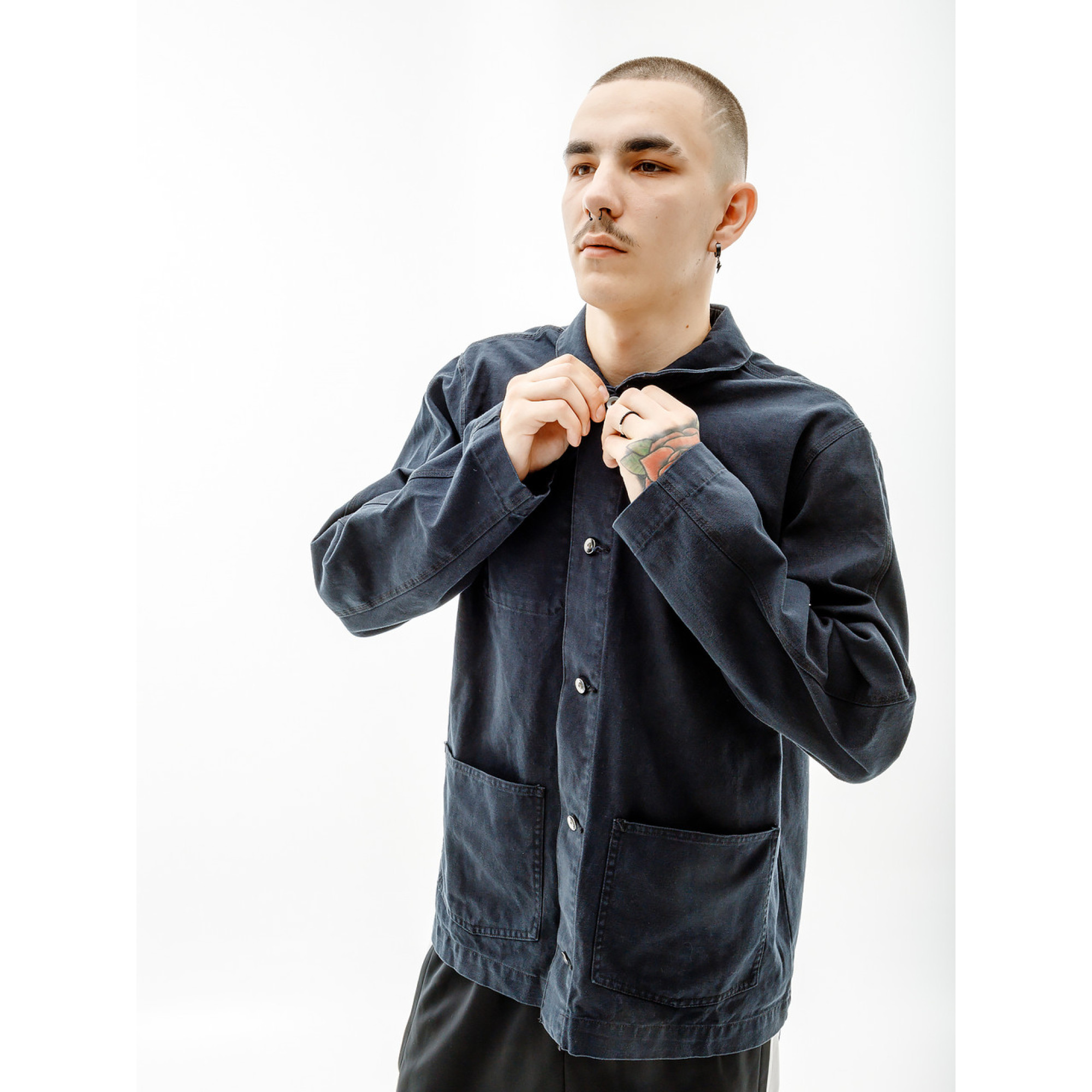 Мужская Куртка Nike M NL CHORE COAT JKT UL  Черный XL (7dDQ5184-010 XL) - Robinzon.ua