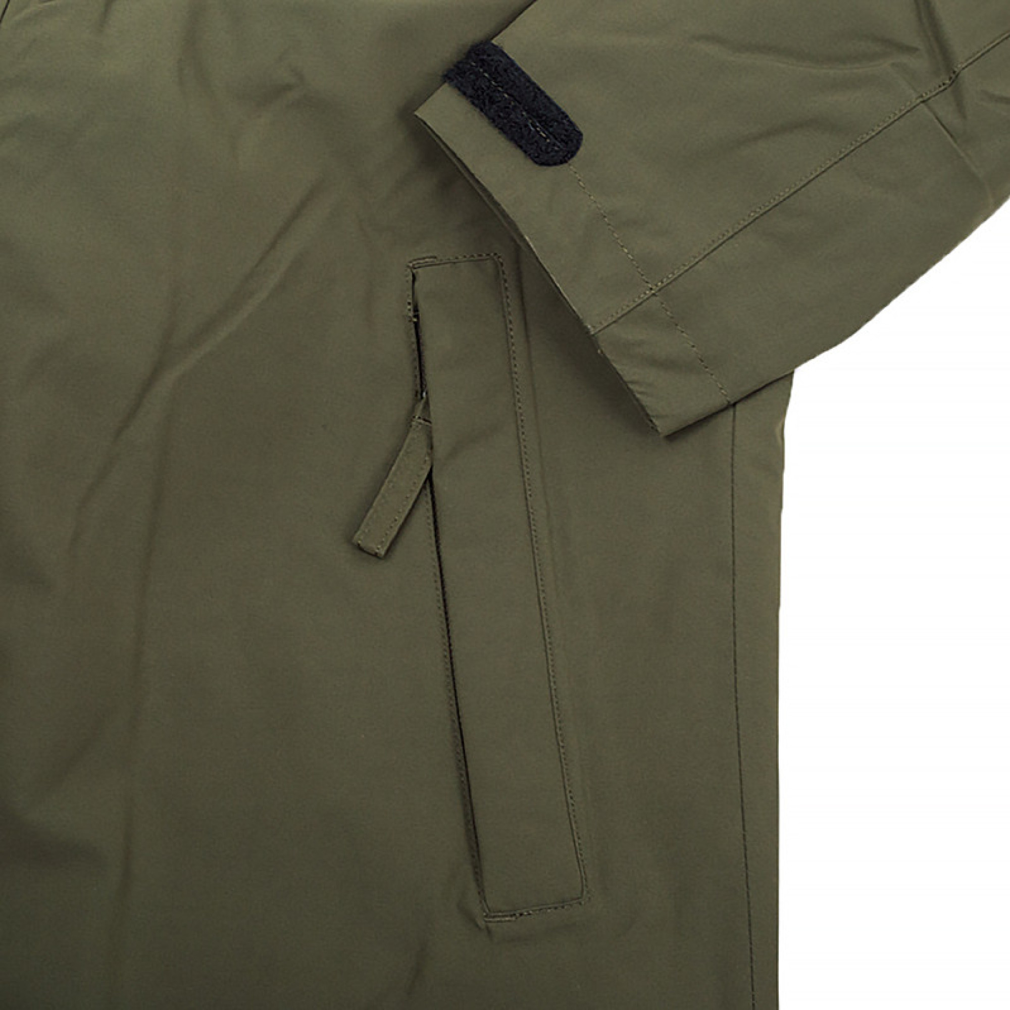 Чоловіча Куртка HELLY HANSEN MONO MATERIAL INS RAIN COAT Хакі 2XL (53644-431 2XL) - 3 - Robinzon.ua