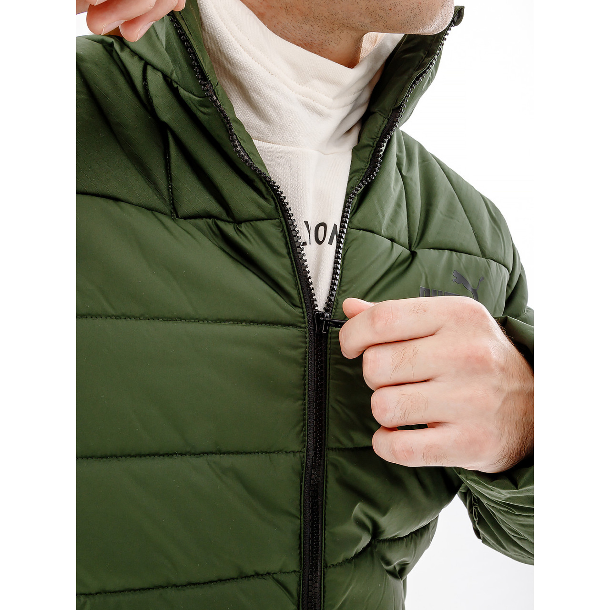Чоловіча Куртка PUMA ESS+ Padded Jacket Хакі L (7d84934931 L) - 1 - Robinzon.ua