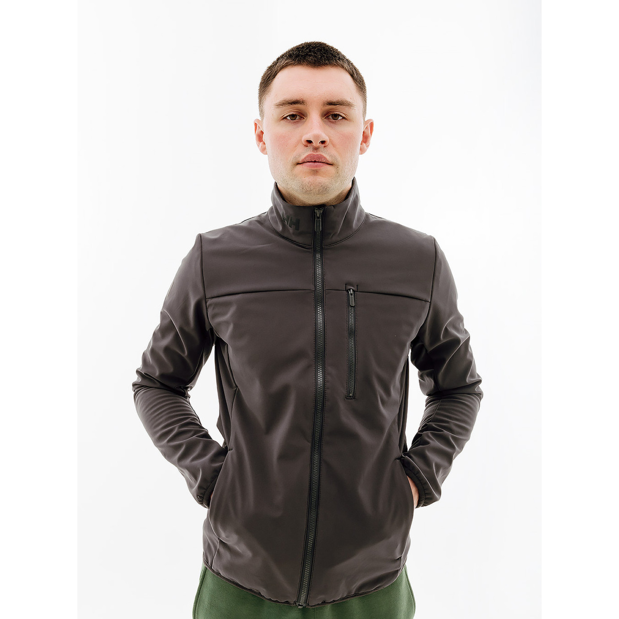 Чоловіча Куртка HELLY HANSEN CREW SOFTSHELL JACKET 2.0 Чорний XL (7d30223-980 XL) - Robinzon.ua