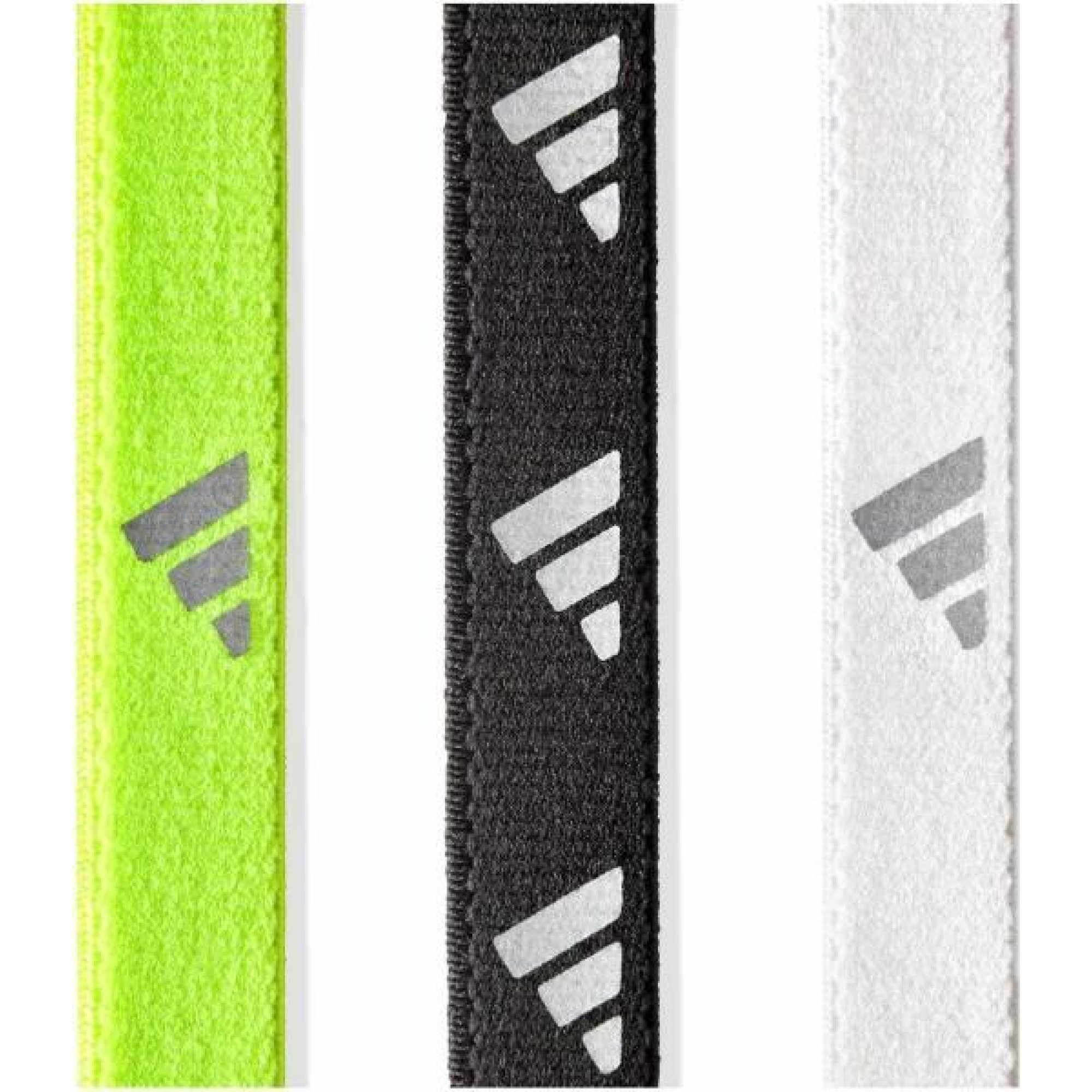 Пов'язки на голову Adidas Hairbands 3pk Білий, Чорний, Зелений One Size (ADAC-16197) - 3 - Robinzon.ua