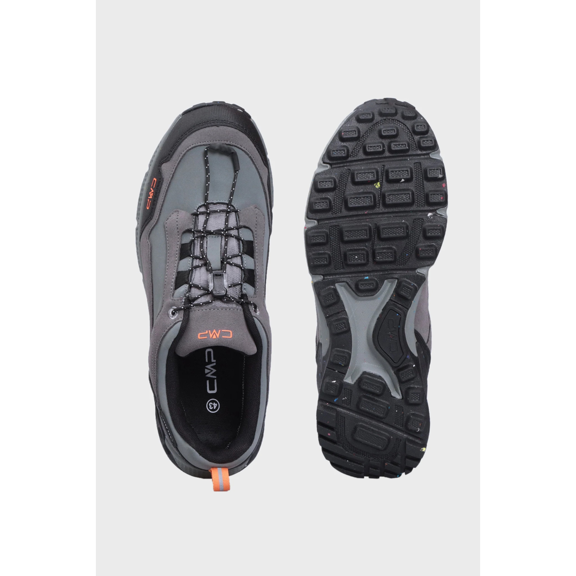 Чоловічі Кросівки CMP HOSNIAN LOW WP HIKING SHOES Сірий 41 (7d3Q23567-U911 41) - 4 - Robinzon.ua