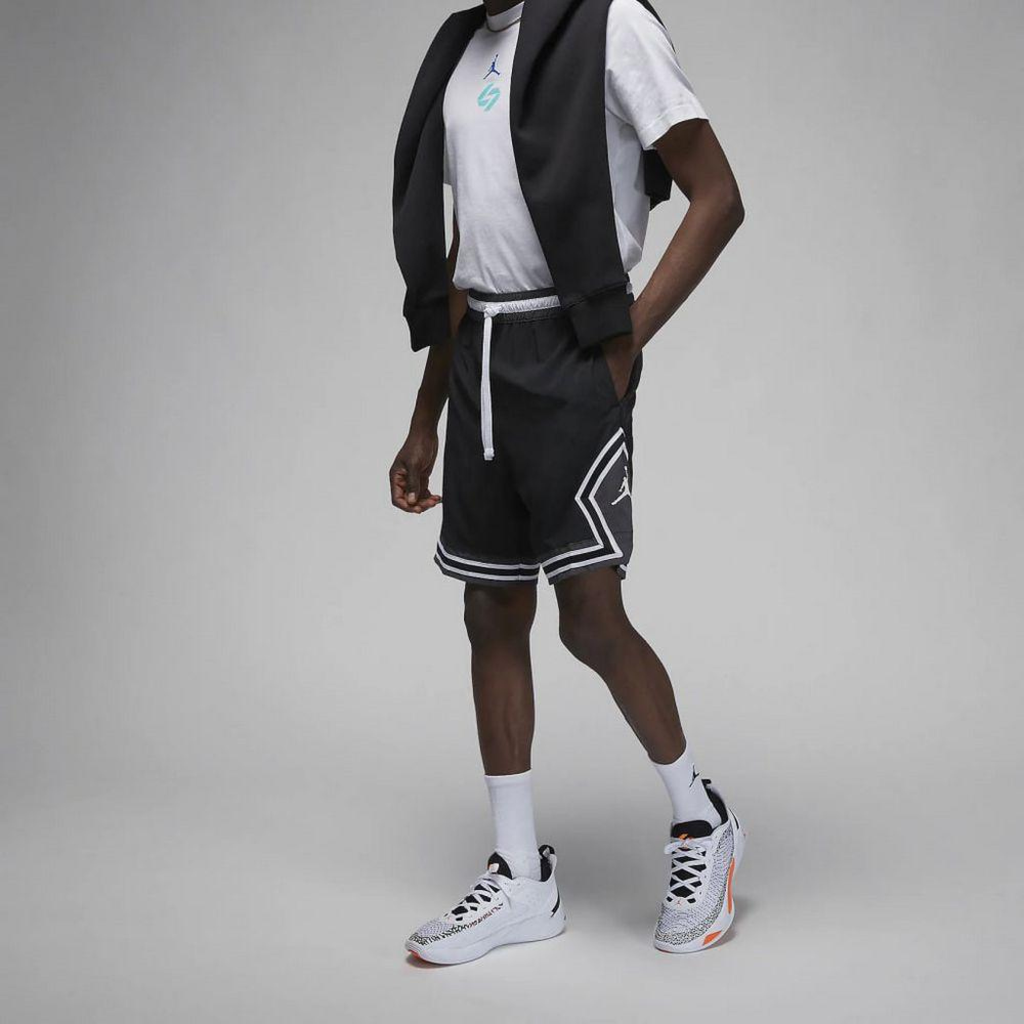 Чоловічі Шорти Jordan M J DF SPRT WVN DMND SHORT Чорний XL (7dFB7580-010 XL) - 5 - Robinzon.ua