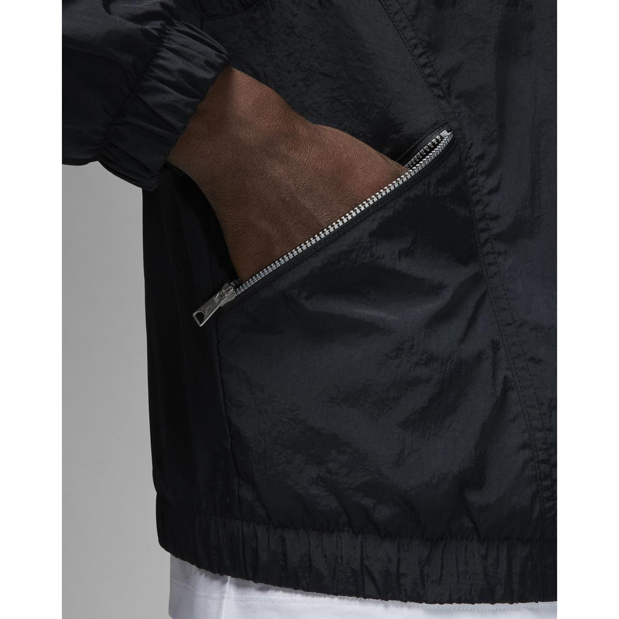 Чоловіча Куртка Jordan M J ESS STMT WARMUP JKT Чорний L (7dFB7294-010 L) - 5 - Robinzon.ua