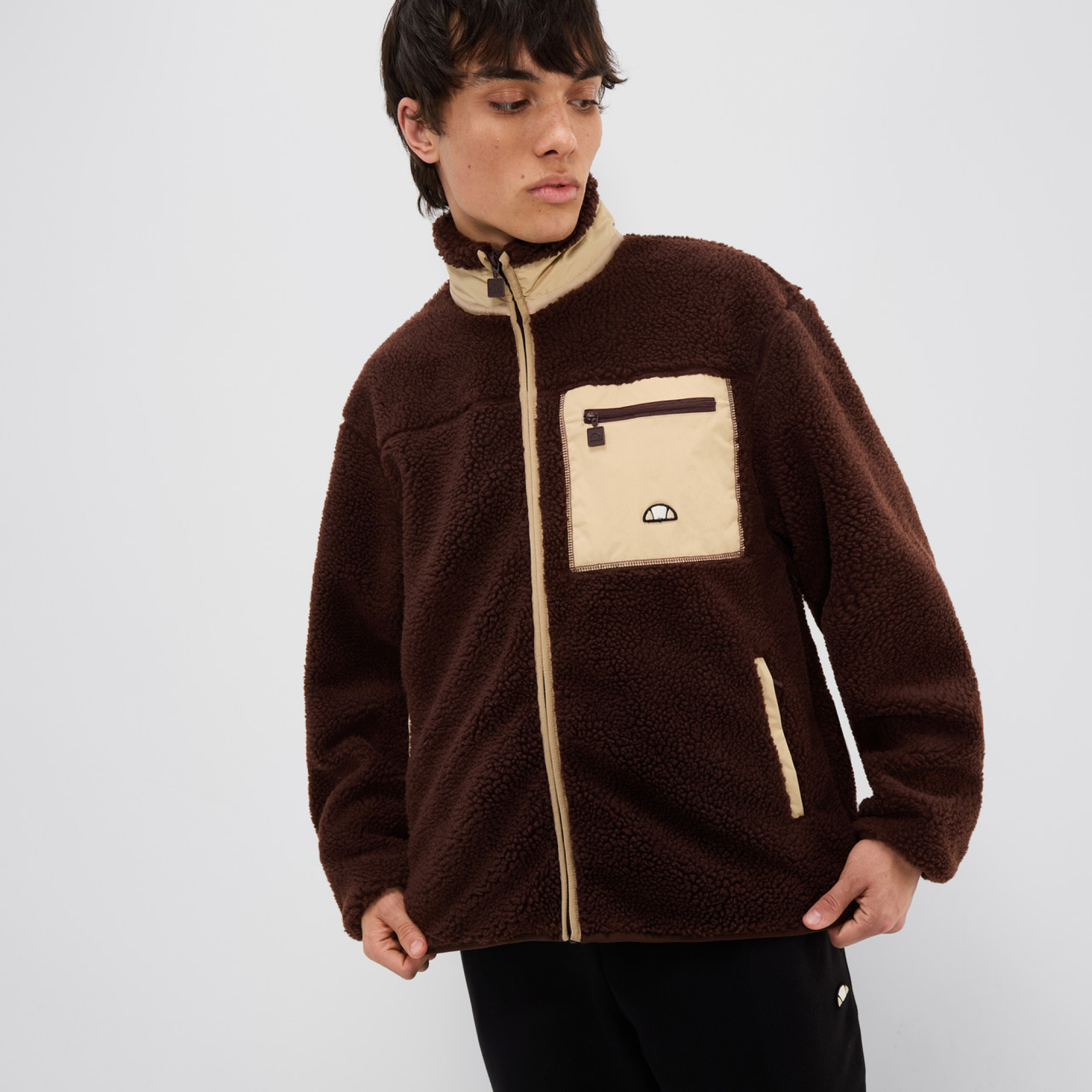 Чоловіча Куртка Ellesse Viterbo FZ Jacket Коричневий M (7dSHX21082-200 M) - Robinzon.ua