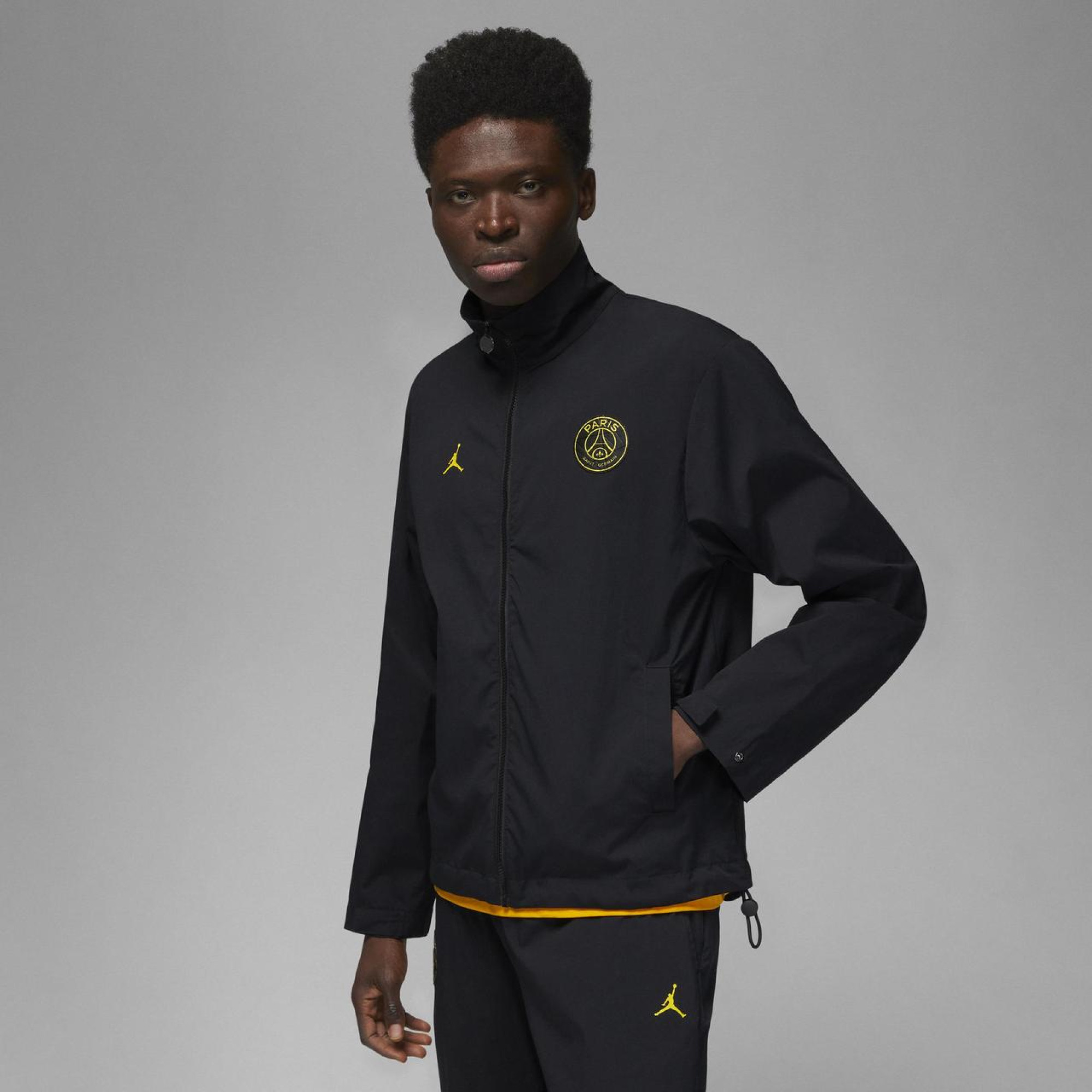 Чоловіча Спортивна кофта Jordan X Psg Jacket  Чорний M (7dDV0608-010 M) - Robinzon.ua