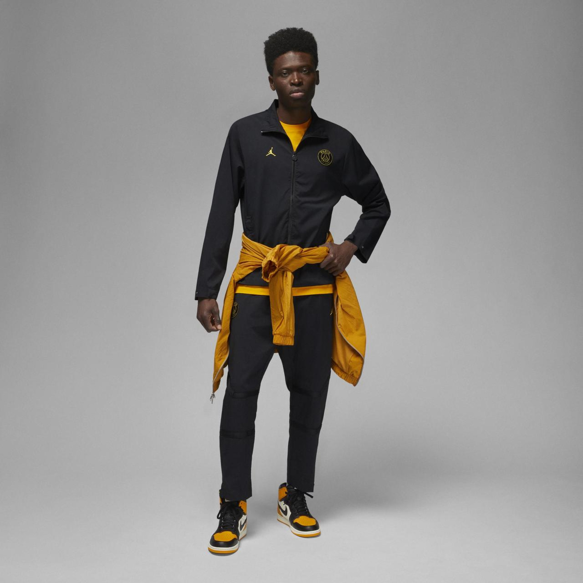 Чоловіча Спортивна кофта Jordan X Psg Jacket  Чорний M (7dDV0608-010 M) - 4 - Robinzon.ua