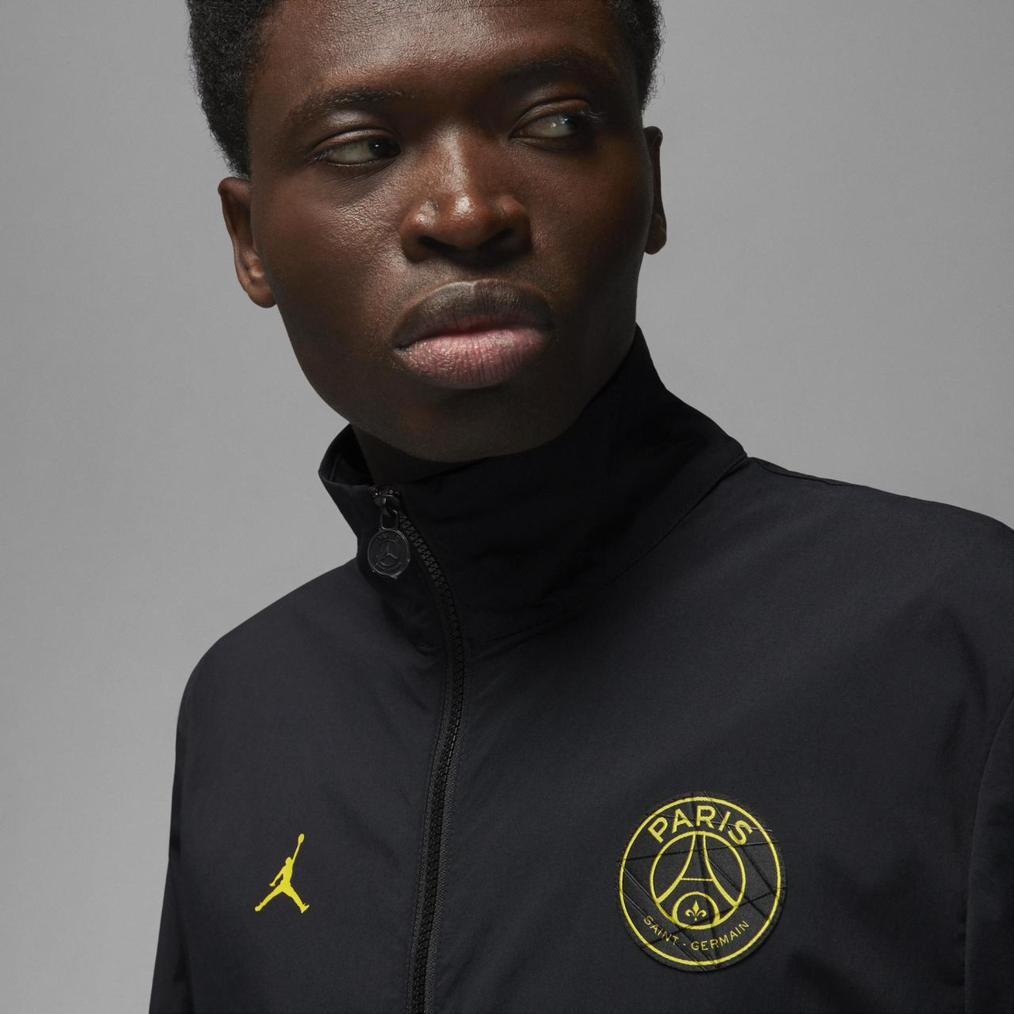 Чоловіча Спортивна кофта Jordan X Psg Jacket  Чорний M (7dDV0608-010 M) - 2 - Robinzon.ua