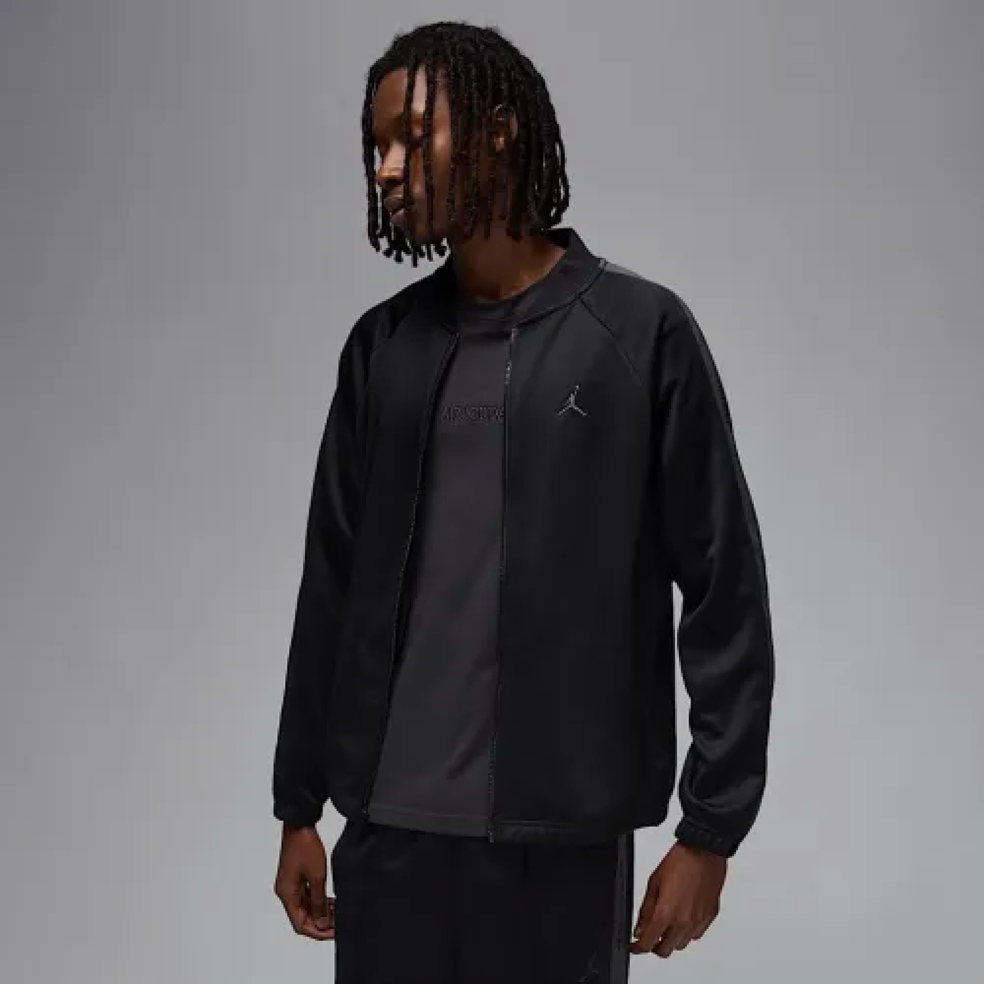 Чоловіча Спортивна кофта Jordan MBRK TRACK SUIT JKT Чорний L (7dHF9339-010 L) - Robinzon.ua