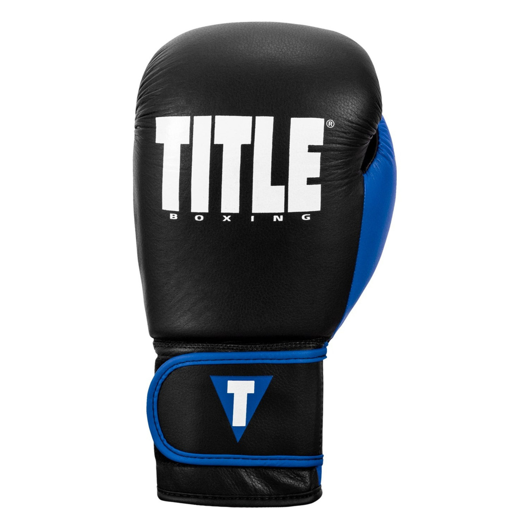 Боксерські рукавиці TITLE Boxing Dynamic Strike Black/Blue 12 oz - 2 - Robinzon.ua