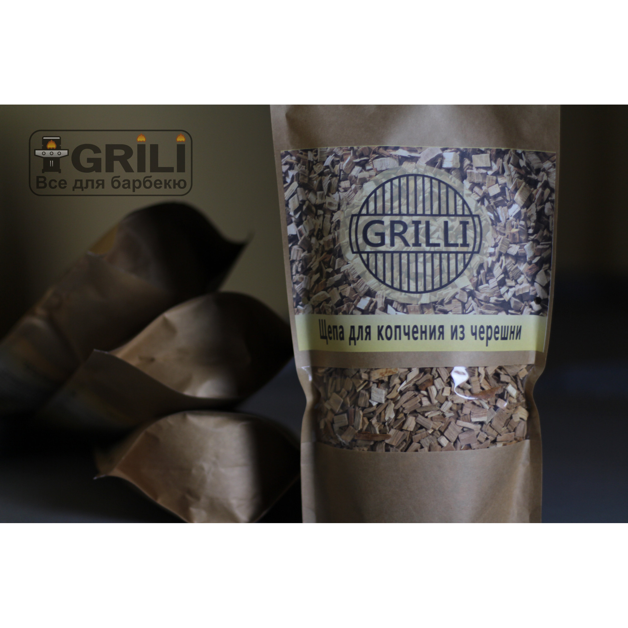 Тріска для гриля з черешні 1кг GRILLI 77708 - 3 - Robinzon.ua