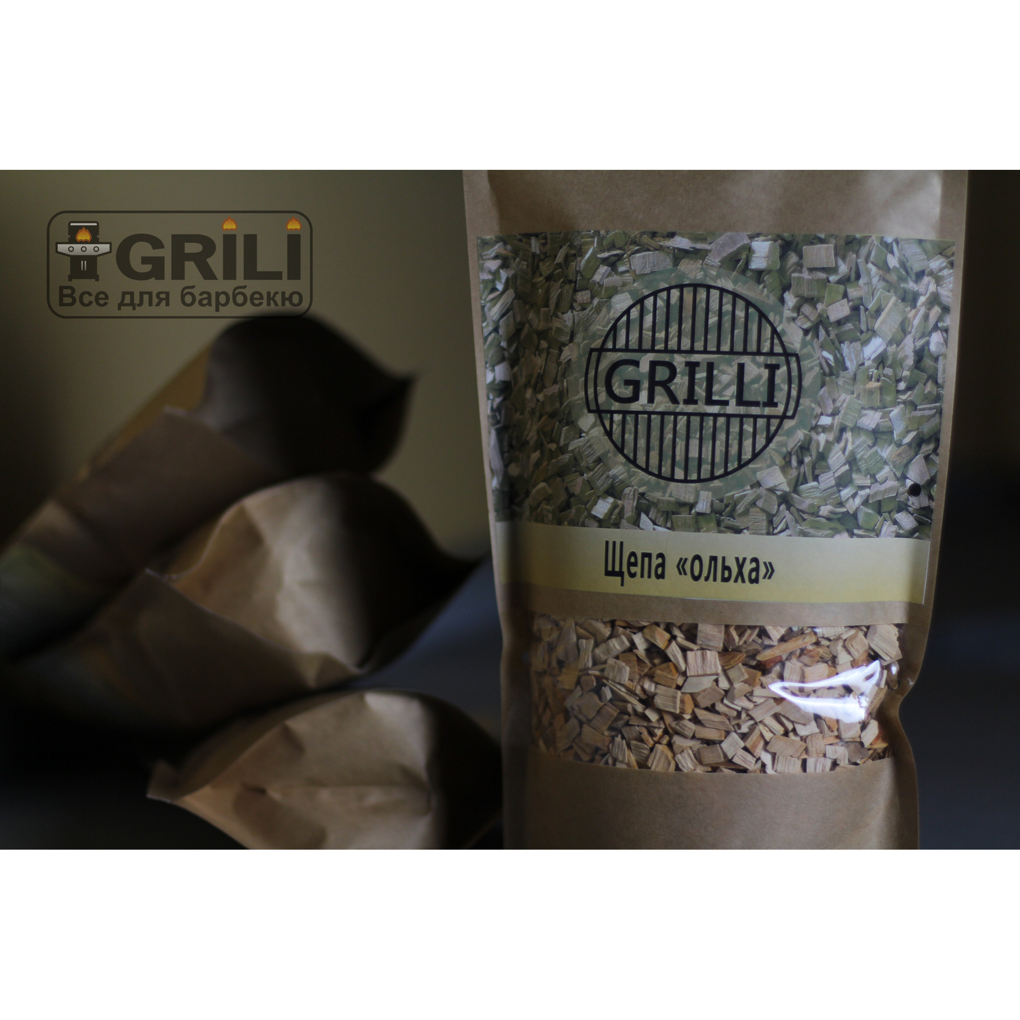 Окунь для копчения из ольхи 1кг GRILLI 77749. - 3 - Robinzon.ua